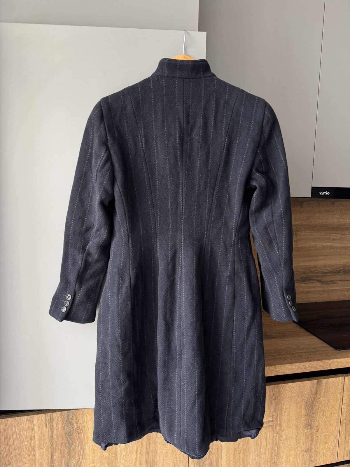 Emporio Armani × Giorgio Armani 1990 Giorgio Armani A Milano Borgonuovo 21 Long Coat Size XS / US 0-2 / IT 36-38 - 2 Thumbnail