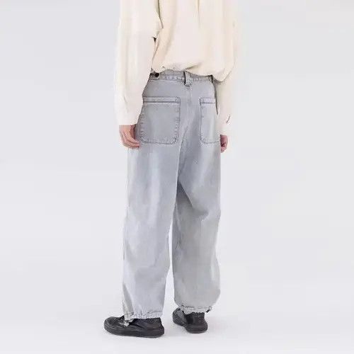 Japanese Brand 20AW Indigo Union Japan Denim Light Blue Washed Pants Size US 30 / EU 46 - 3 Thumbnail