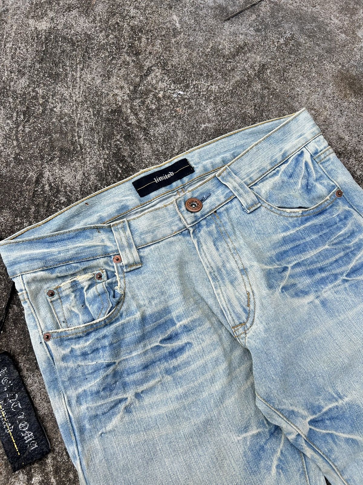 Japanese Brand Limited japanese flared jeans dragon archive Ifsix lgb style Size US 30 / EU 46 - 7 Thumbnail
