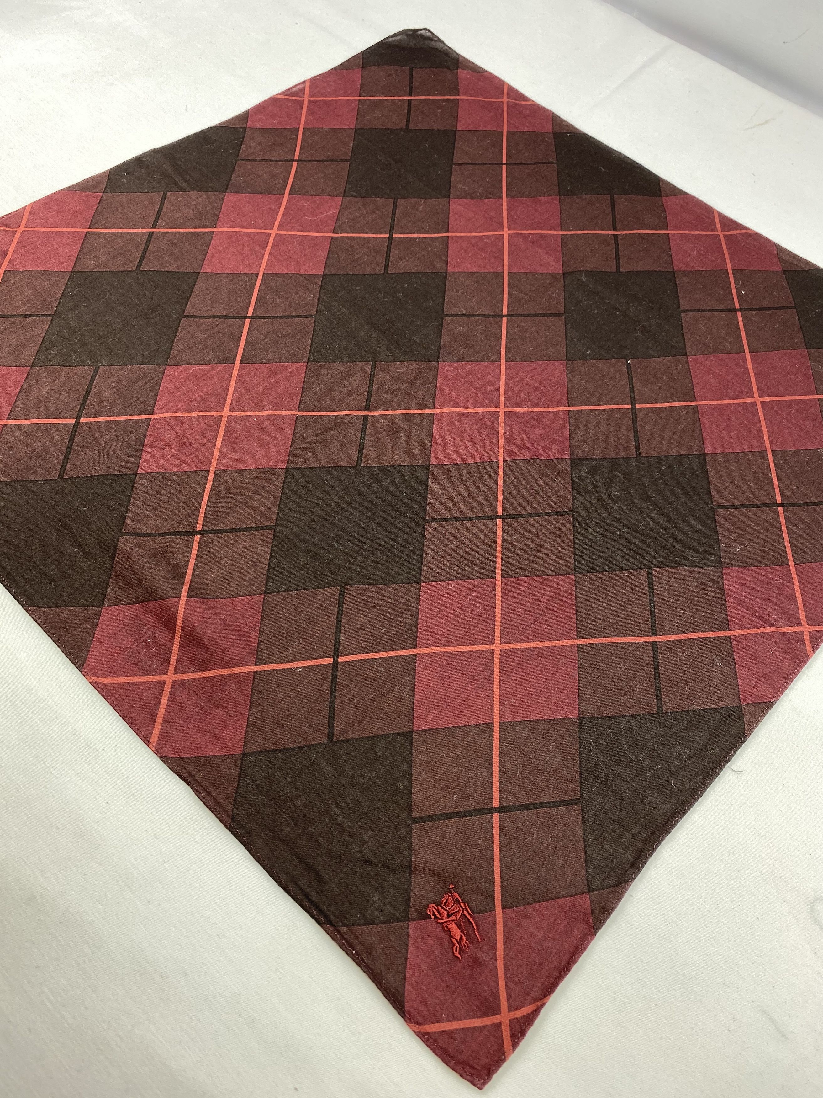 Burberry Vintage Burberry Handkerchief / Bandana / Neckerchief Size ONE SIZE - 4 Thumbnail