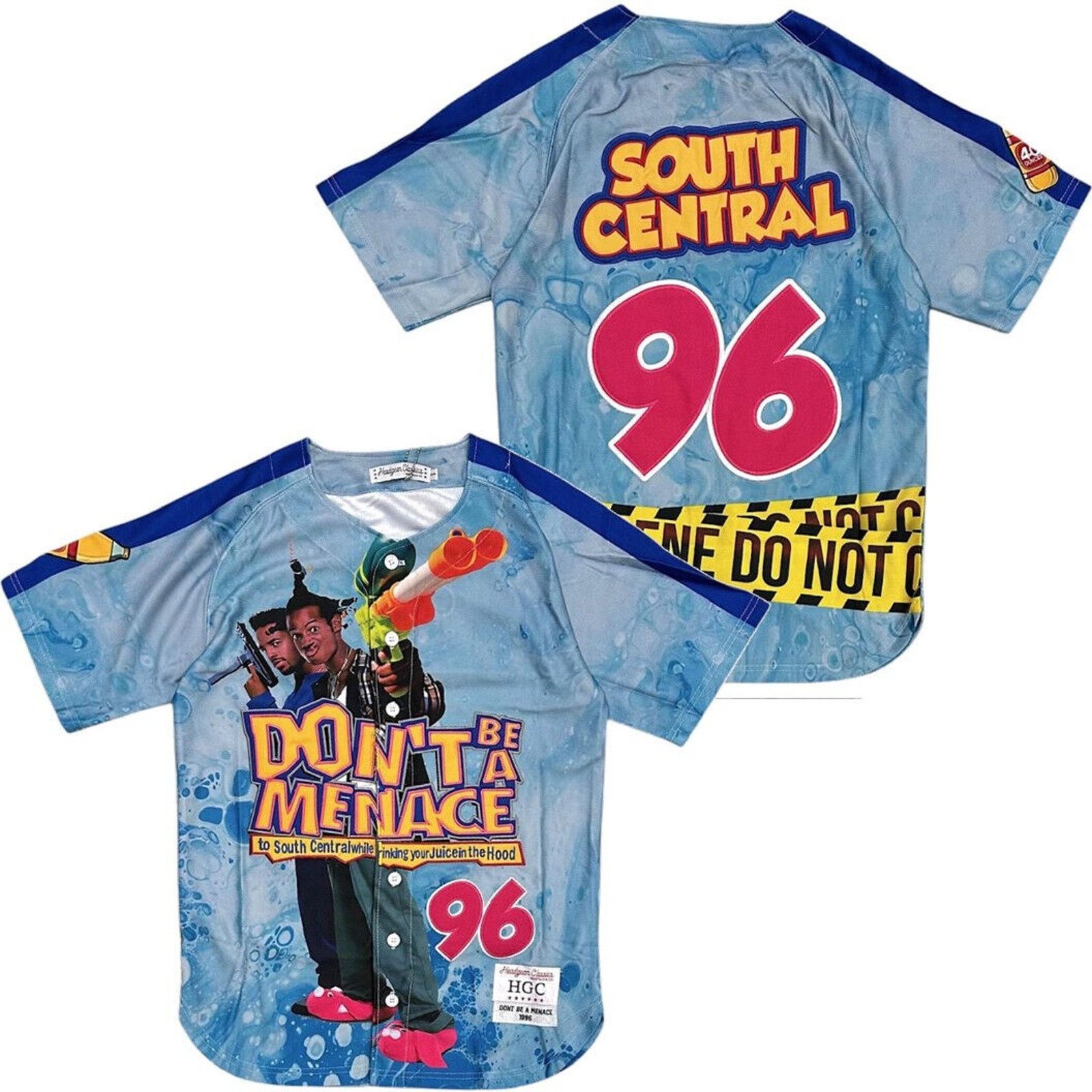 Don't Be A Menace Movie Headgear Classics Baseball Jersey