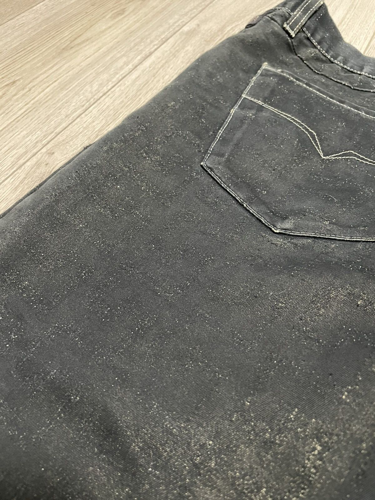 Versace Jeans Couture Vintage Trashed Gianni Versace Monogram Jeans Size US 38 / EU 54 - 21 Thumbnail