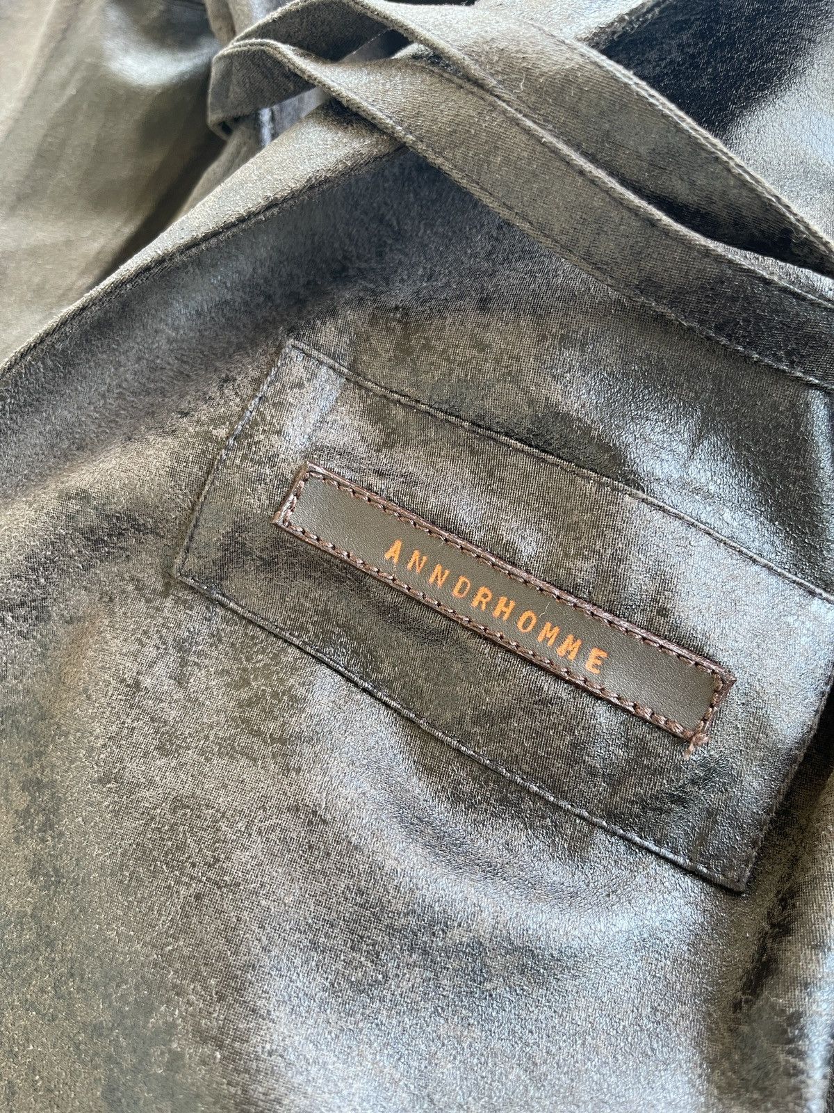 Japanese Brand Luxury Anndrhomme Moleskine Trench Coat Size S / US 4 / IT 40 - 16 Thumbnail
