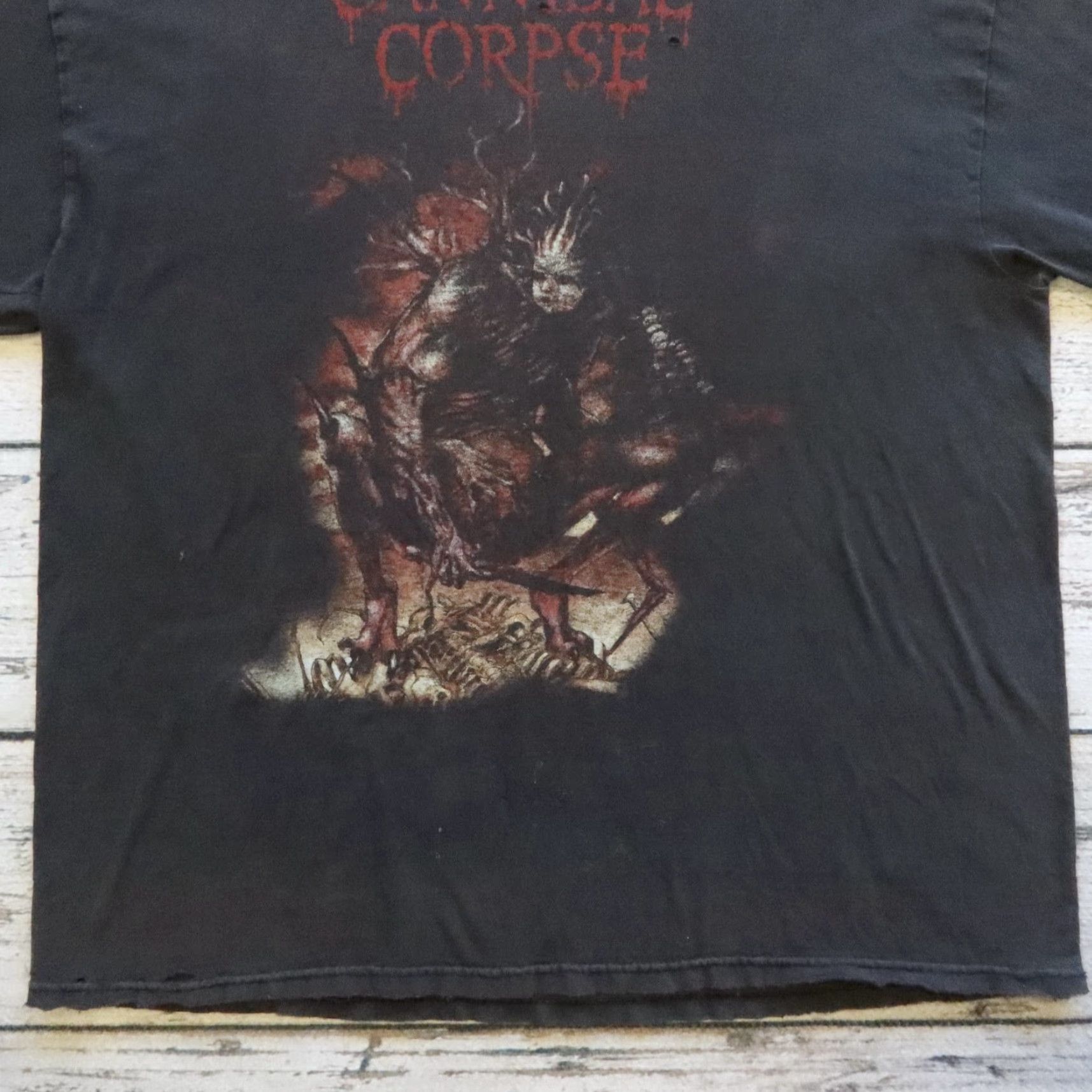 Delta VINTAGE Cannibal Corpse Bloodthrist Long Sleeve Shirt XL Black Mens Size US XL / EU 56 / 4 - 4 Thumbnail