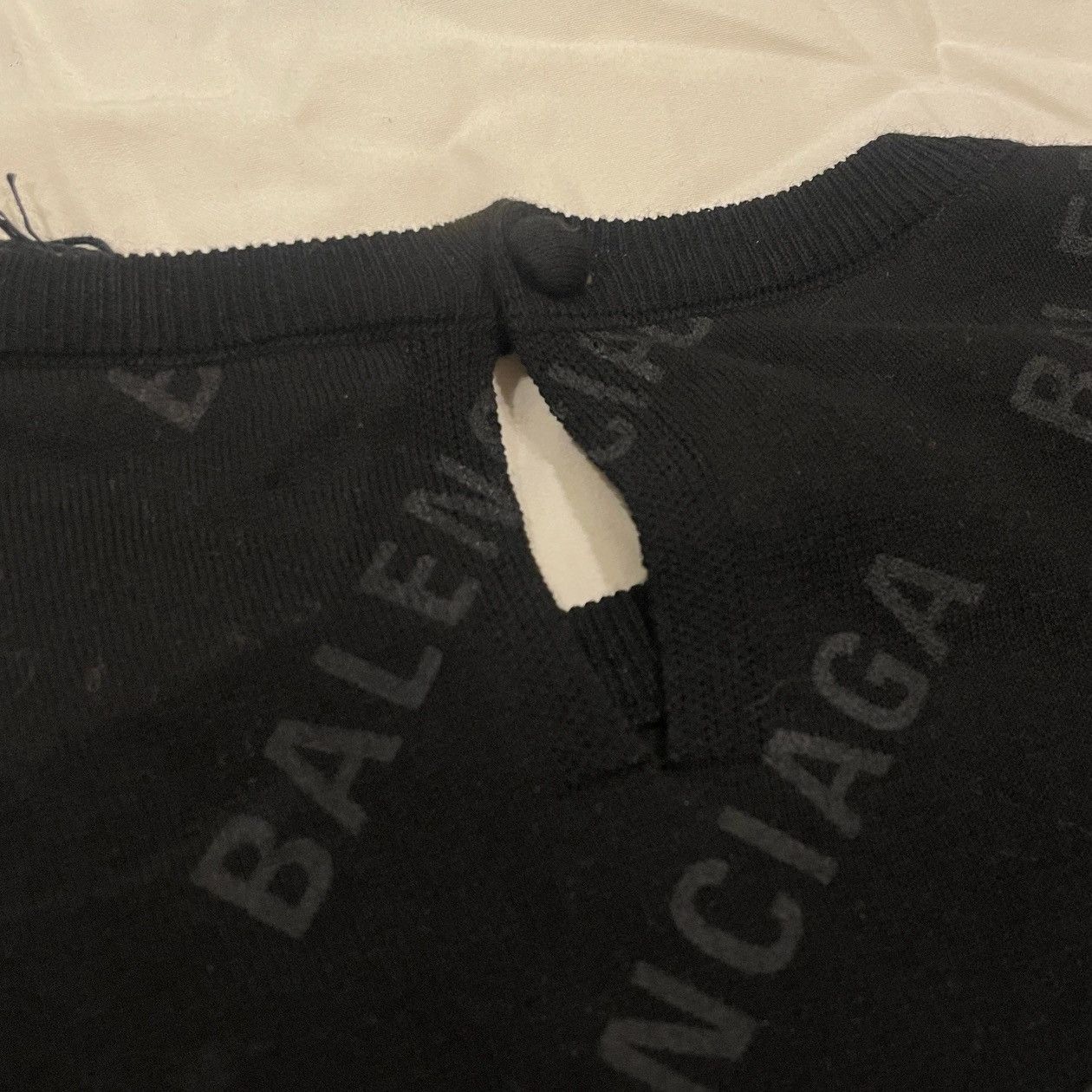 Balenciaga Balenciaga Logo Knit Sweater Size M / US 6-8 / IT 42-44 - 6 Thumbnail