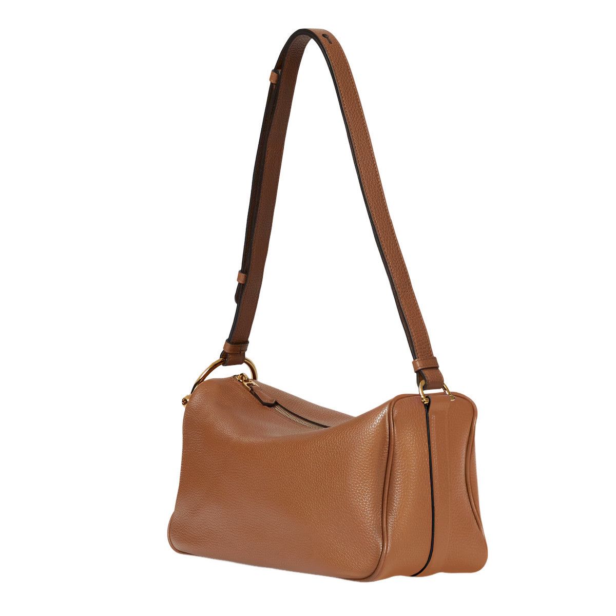 Gucci GUCCI Half Horsebit Medium $2900 Brown Leather Shoulder Bag Size ONE SIZE - 3 Thumbnail