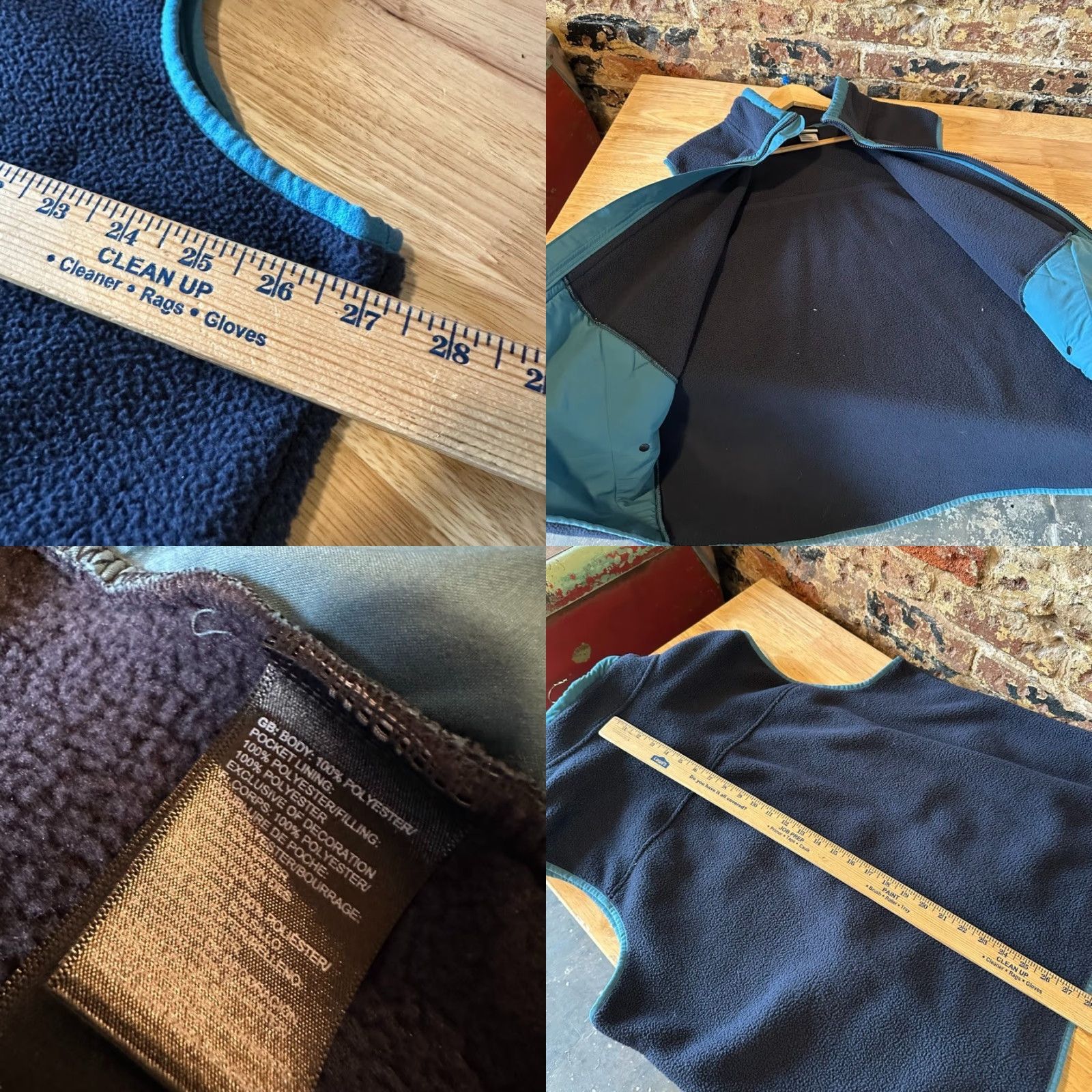 The North Face The North Face Fleece Vest 2XL Blue Full Zip Mens Jacket Carbondale The North Face Windwall Vest Size US XXL / EU 58 / 5 - 8 Thumbnail