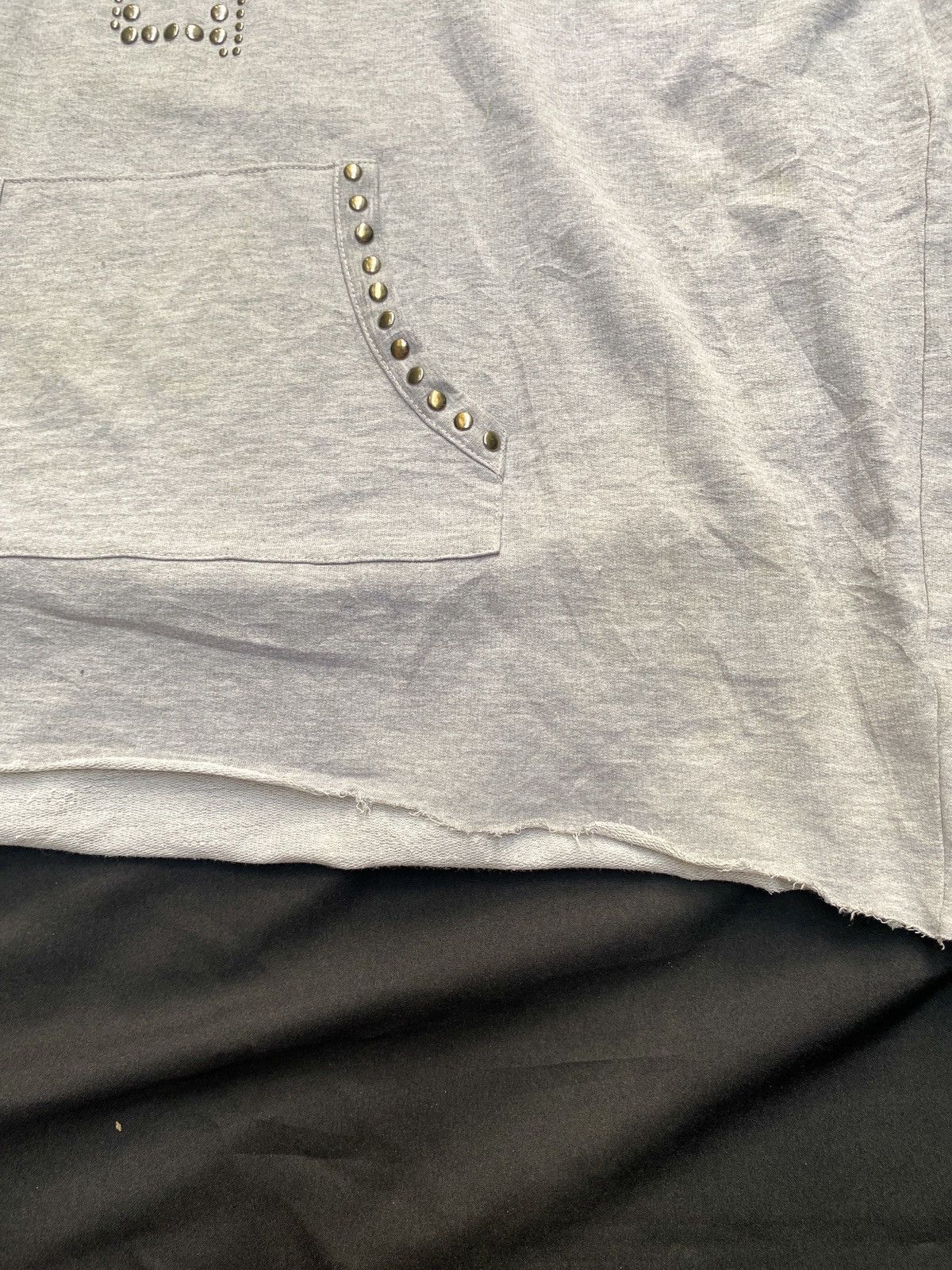 Le Grande Bleu (L.G.B.) Shinny Ripple Fur Hoodie Cross Studded Poem Ifsixwasnine lgb Size US L / EU 52-54 / 3 - 4 Thumbnail