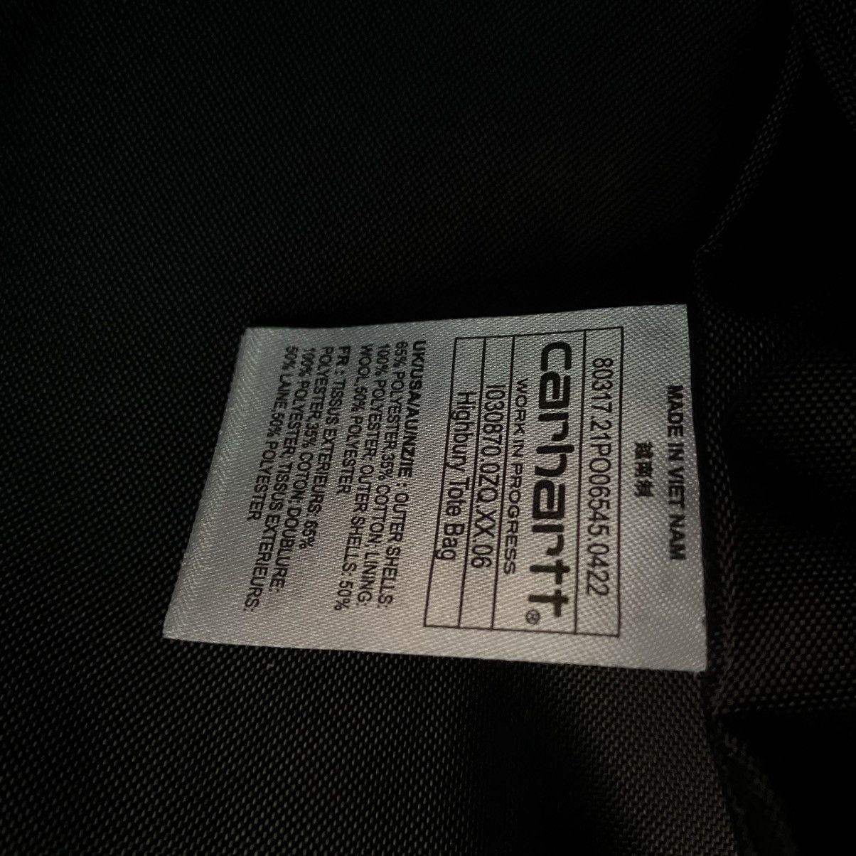 Carhartt Carhartt totebag Size ONE SIZE - 13 Thumbnail