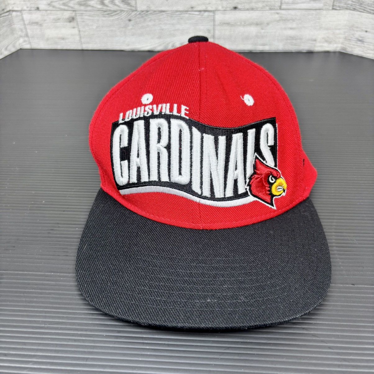 Zephyr Louisville Cardinals Spellout Hat Cap Mens Zephyr Snapback Size ONE SIZE - 15 Thumbnail