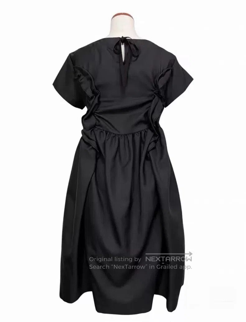 Comme des Garcons Comme Des Garcons Polyester pleated lace ruffle dress Size M / US 6-8 / IT 42-44 - 2 Thumbnail