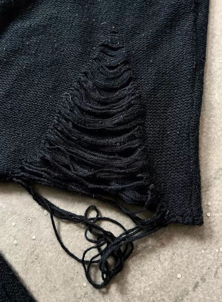 Other MIDAS 1990s Distressed Grunge Knit Top Size US S / EU 44-46 / 1 - 6 Thumbnail