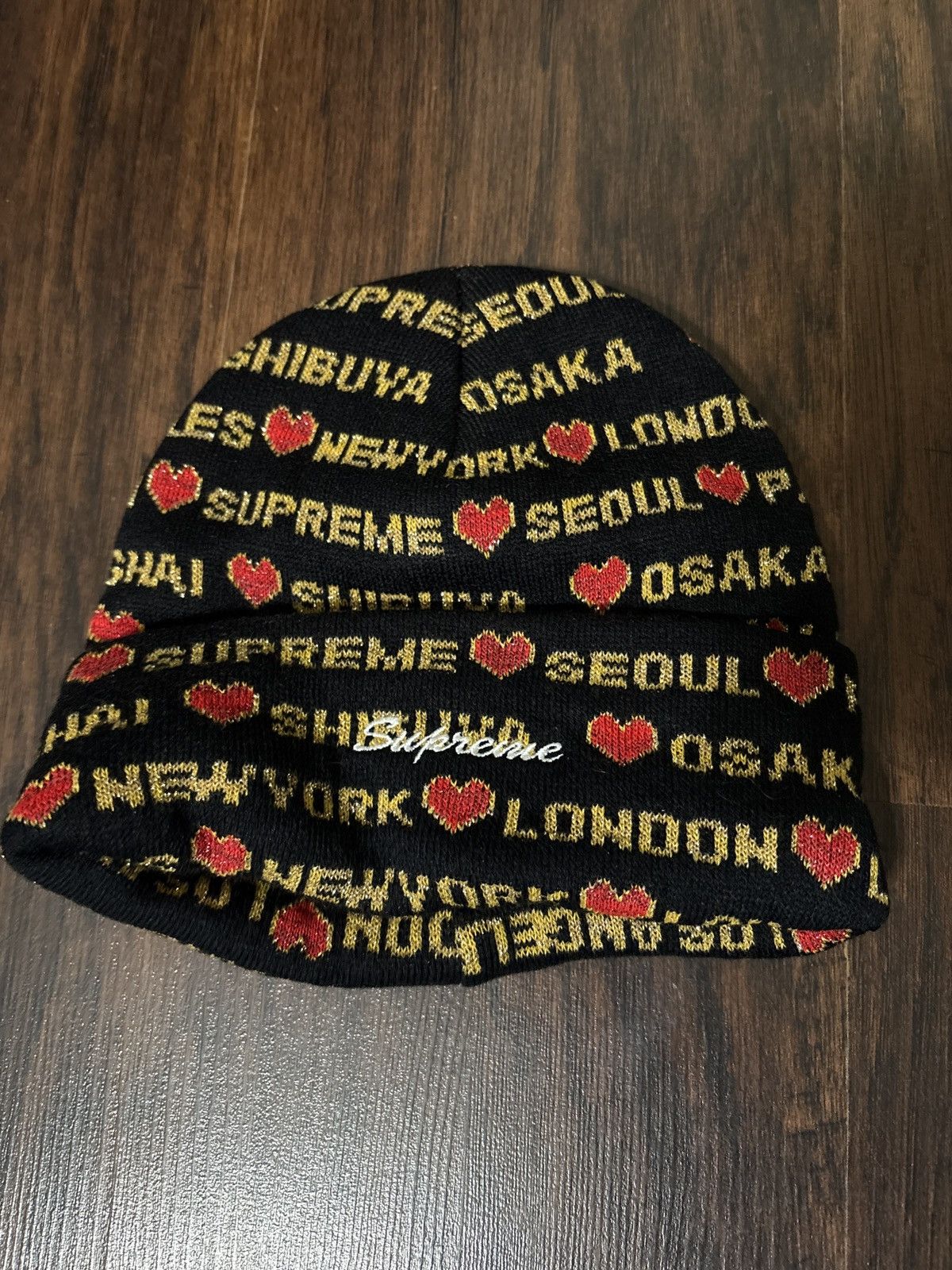Supreme Supreme hearts beanie Size ONE SIZE - 1 Thumbnail