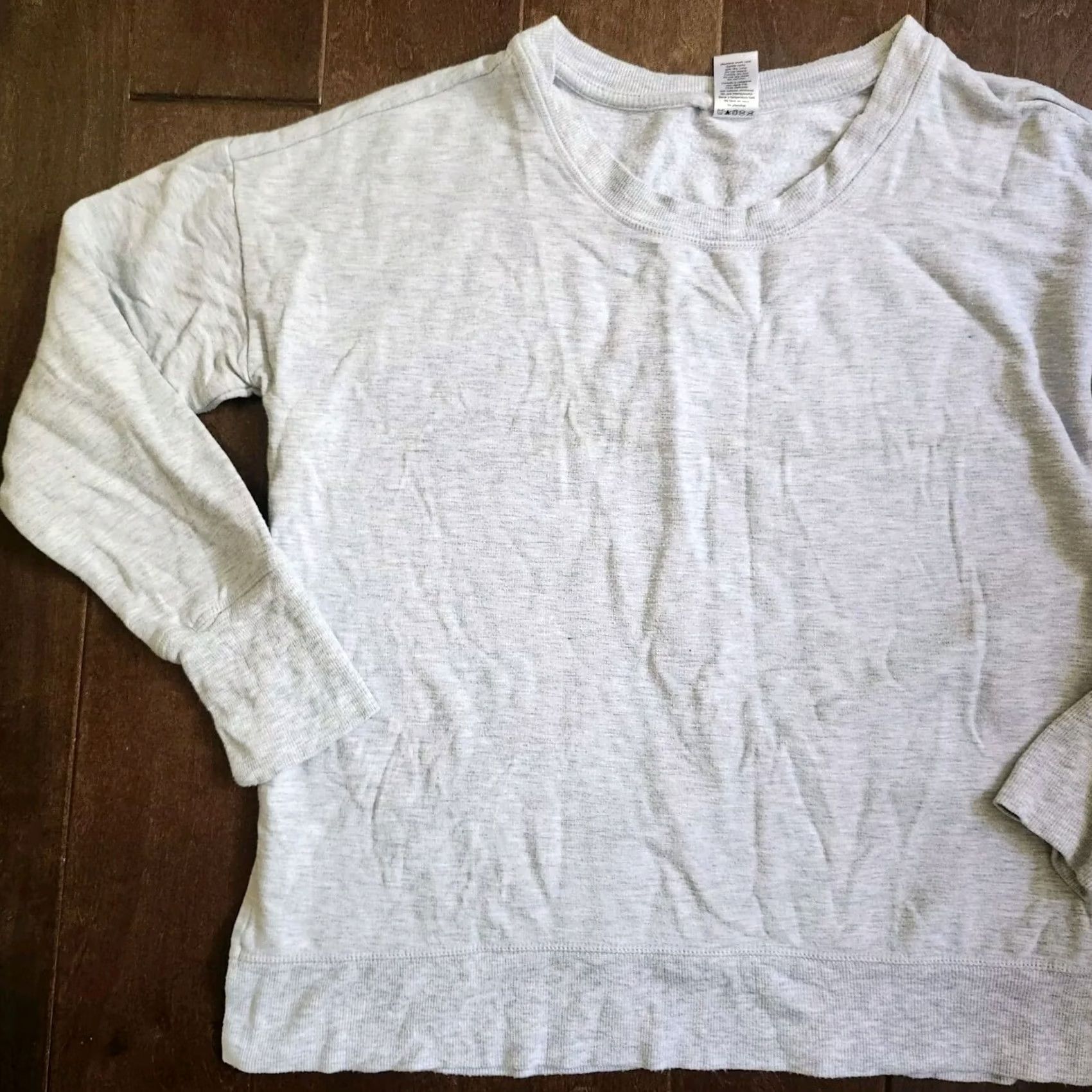 Alife Active Life Women's Junior Gray Heathered Pullover Sweatshirt M | Activewear | Pullover | Teens Mens Womens Size M / US 6-8 / IT 42-44 - 3 Thumbnail