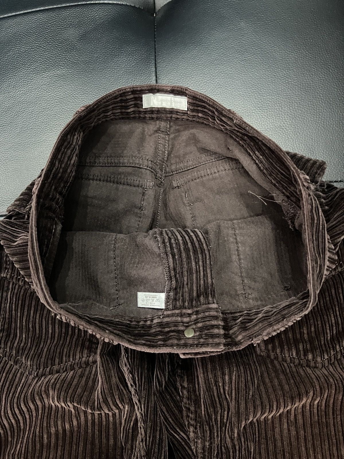 Number (N)ine Number (N)ine AW02 Corduroy External Pocket Trousers Size US 32 / EU 48 - 8 Thumbnail