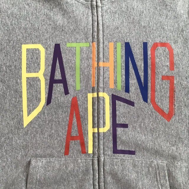 Bape × Nigo BAPE Logo full zip hoodie a bathing ape NIGO Size US S / EU 44-46 / 1 - 2 Thumbnail
