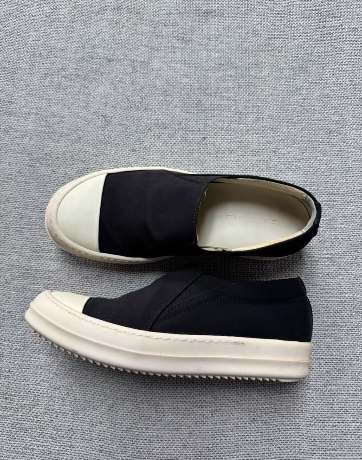 Rick Owens Rick Owens Drkshdw Satin Slip-On K37 Size US 7 / IT 37 - 1 Thumbnail