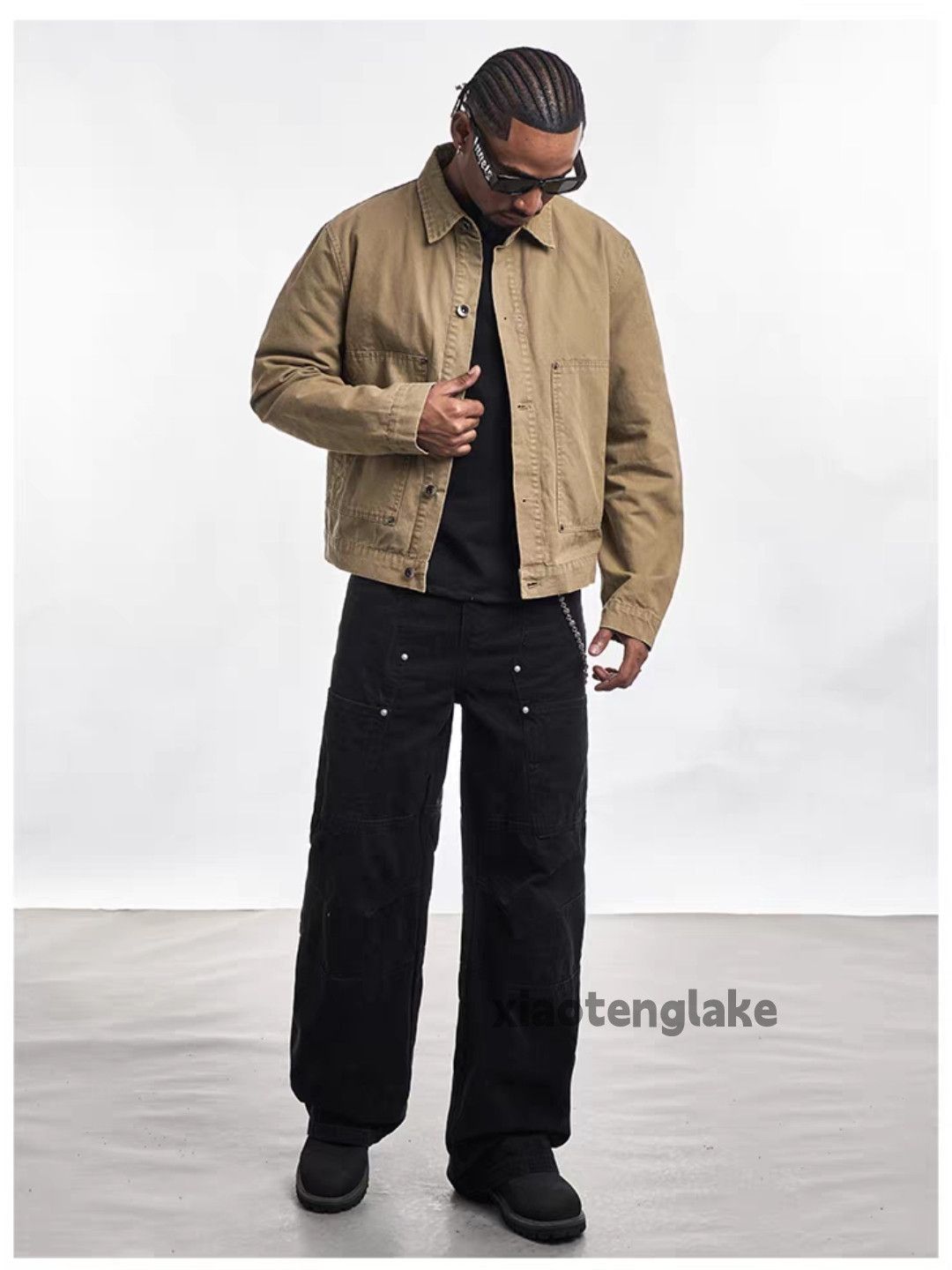 Vintage Unisex outdoor utility workwear carpenter cargo jacket Size US L / EU 52-54 / 3 - 3 Thumbnail