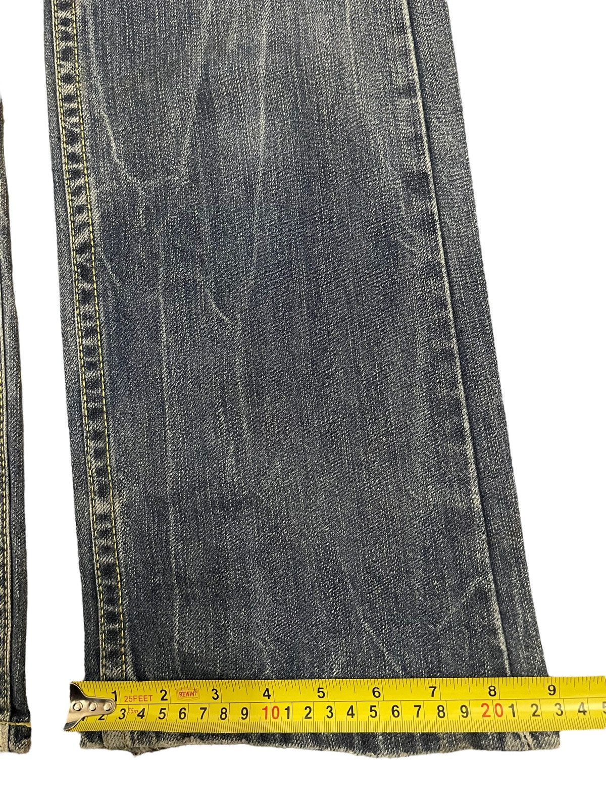 14th Addiction Vintage Japanese Brand Blue Thunder Wash Style Bootcut Jeans Size US 29 - 15 Thumbnail