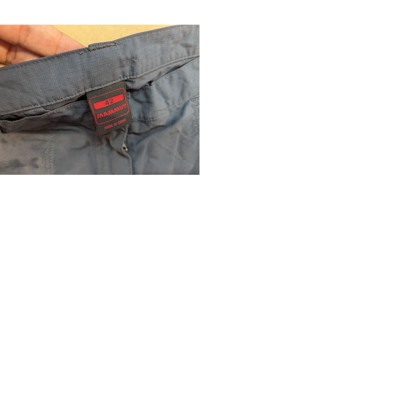 Mammut MAMMUT Womens Hiking 7/8 Pants Size 42 Gray Trekking Pockets Outdoor Ladies Pants Women Gray 42 Pockets Hiking 7/8 Khakis Mens? Size 28" / US 6 / IT 42 - 9 Thumbnail