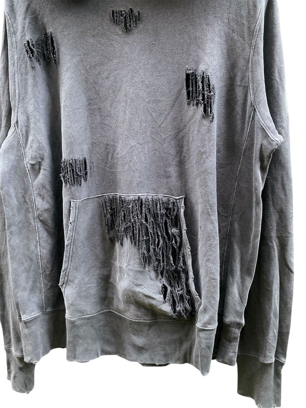 If Six Was Nine Distressed Simplicite Hoodie ERD Greg Lauren Style Size US L / EU 52-54 / 3 - 3 Thumbnail