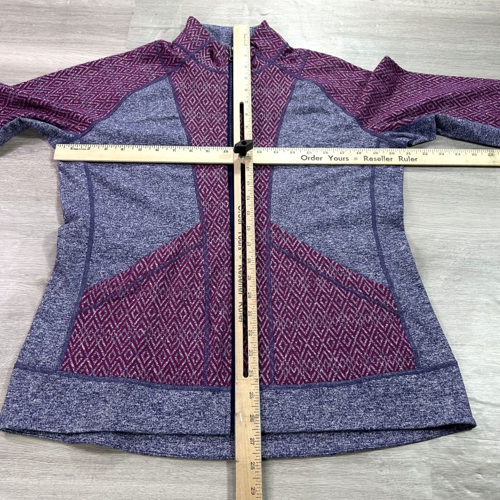 Marmot Marmot Jacket Womens Large Purple Full Zip Geometric Knit Stretch Hiking SCC-418 Size L / US 10 / IT 46 - 5 Thumbnail
