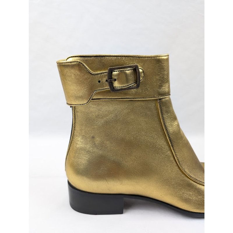 Saint Laurent Paris o1rshd1 Miles Boots in Gold Size US 9 / EU 42 - 4 Thumbnail