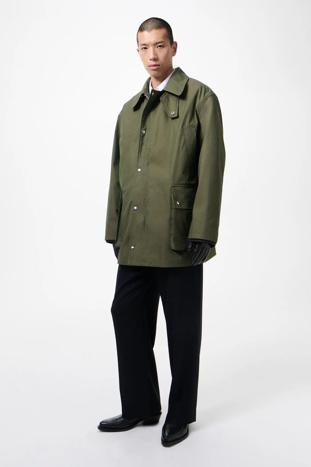 Our Legacy Our Legacy Hunter Jacket - Pine Green Technical Panama Size US XS / EU 42 / 0 - 3 Thumbnail