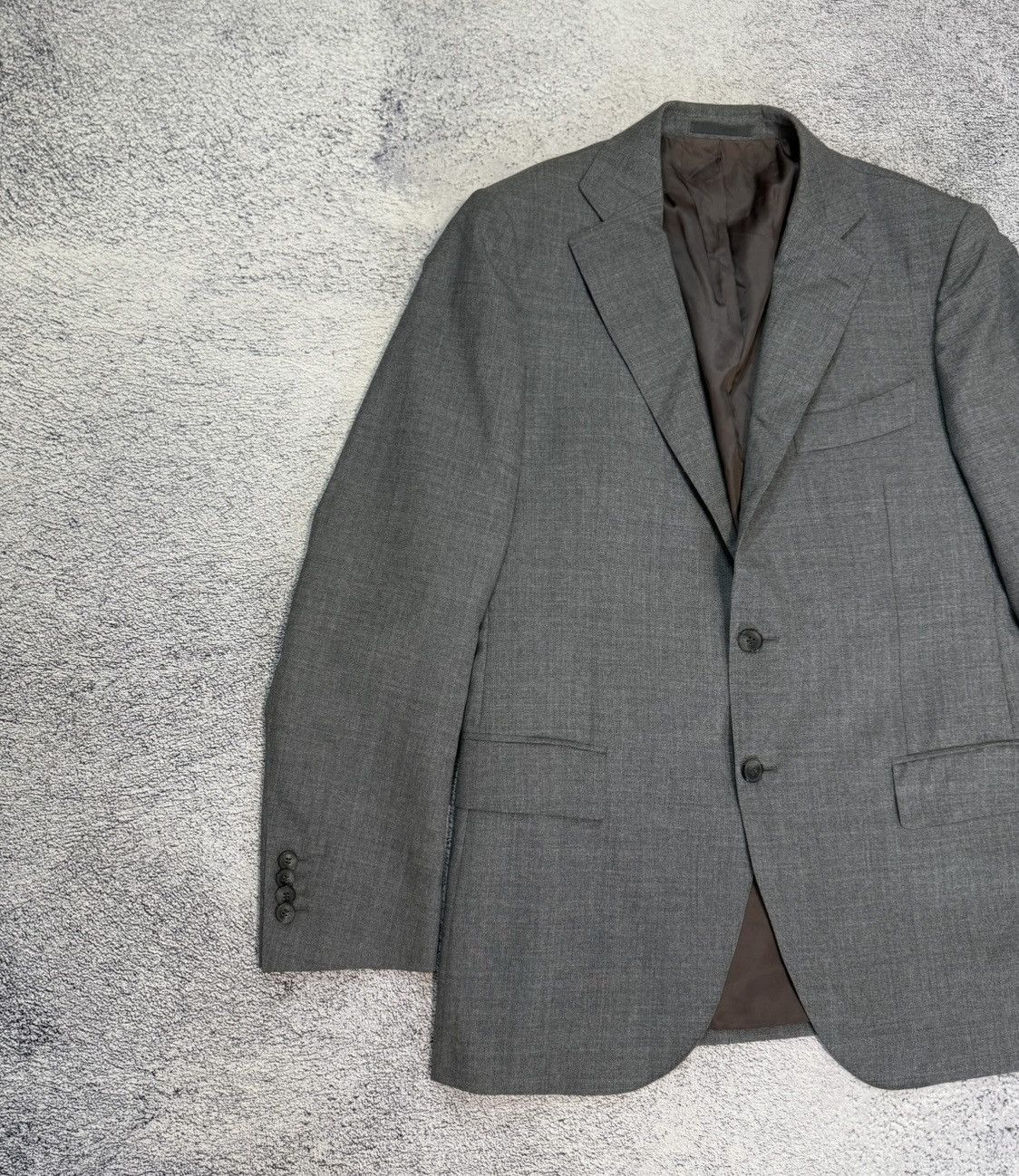 Suitsupply Lazio Blazer Mens 52 EU 42 US Slim Gray Wool