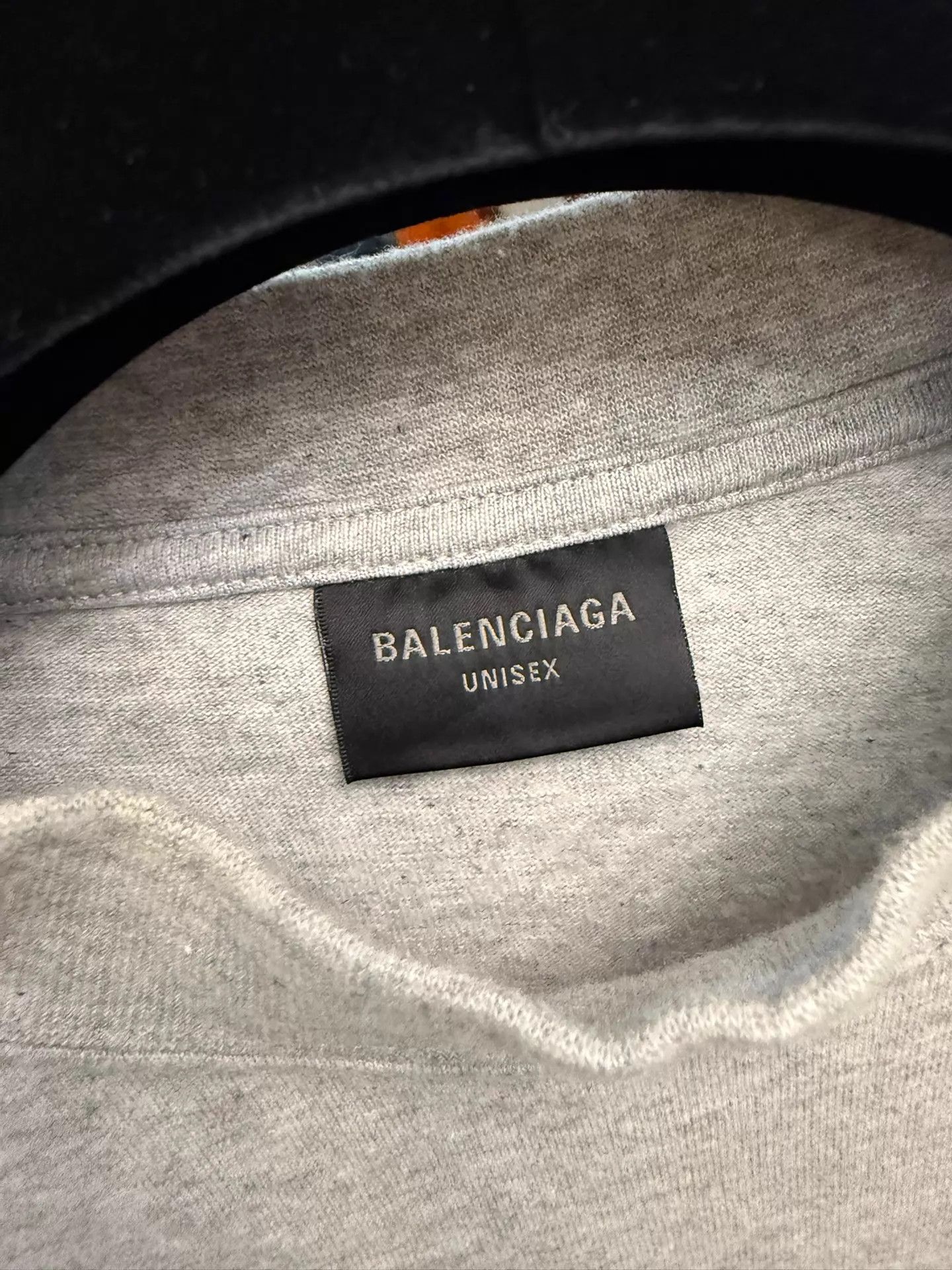 Balenciaga Balenciaga OS Gray Knit Logo T - Shirt Size US L / EU 52-54 / 3 - 4 Thumbnail
