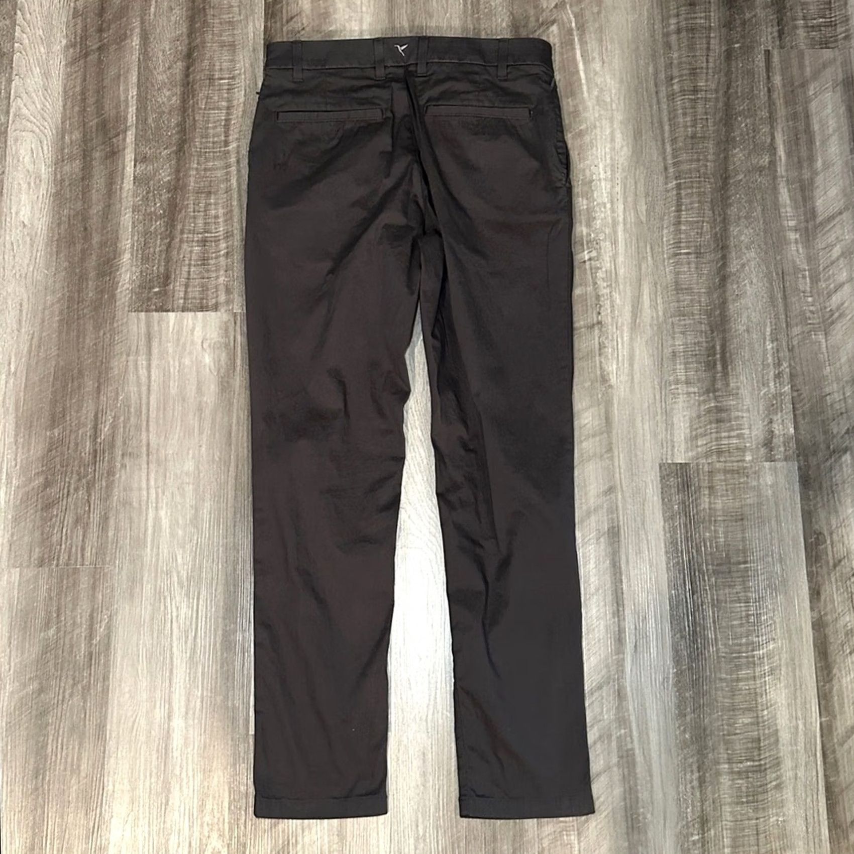 Vintage Birddogs Slim Fit Performance Stretch Chino Khaki Pants 32x32 Mens Slim Fit Chino Pants Charcoal 32 Mens Size US 32 / EU 48 - 3 Thumbnail