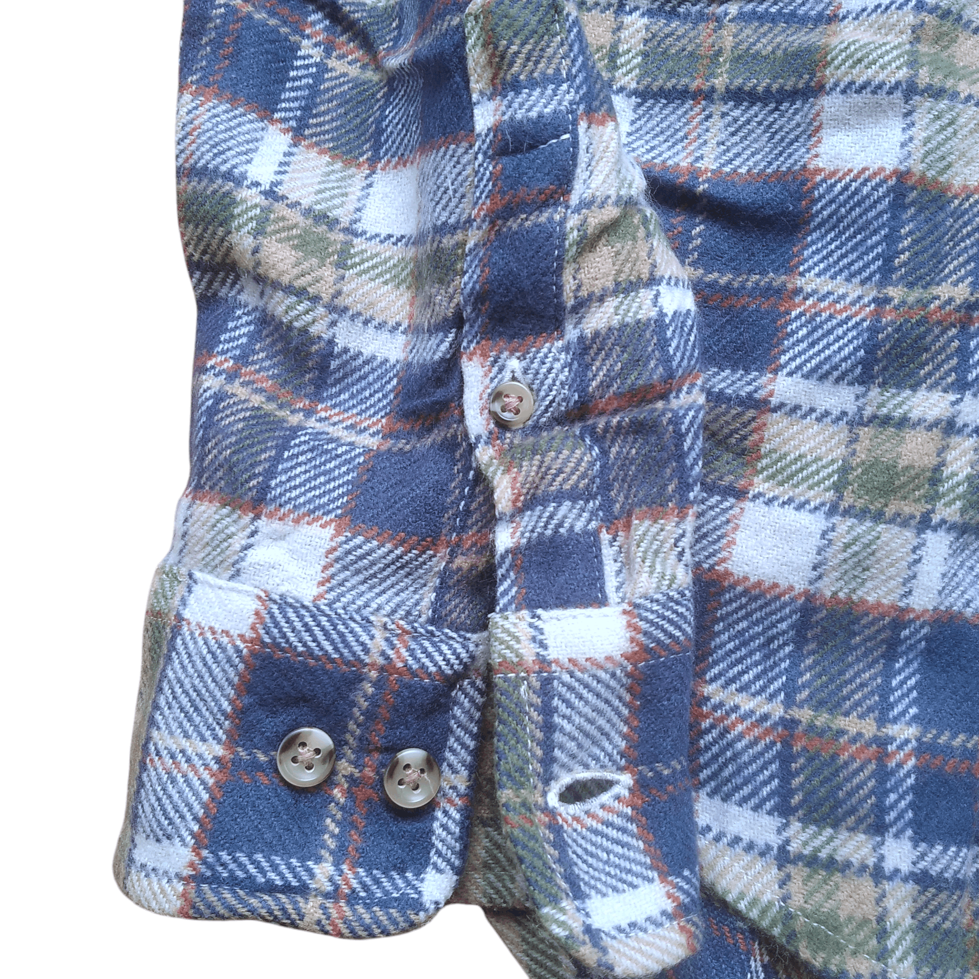 Japanese Brand × Kansai Yamamoto × Vintage Flannel Kansai Jeans by Kansai Yamamoto Wool Shirt Size US M / EU 48-50 / 2 - 5 Thumbnail