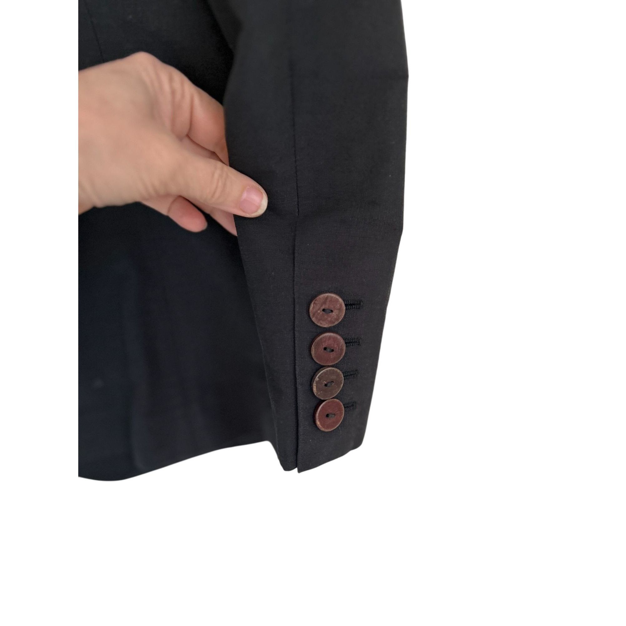 Stella McCartney Stella McCartney Blazer Charcoal Grey Single-Breasted Jacket Size XS / US 0-2 / IT 36-38 - 7 Thumbnail