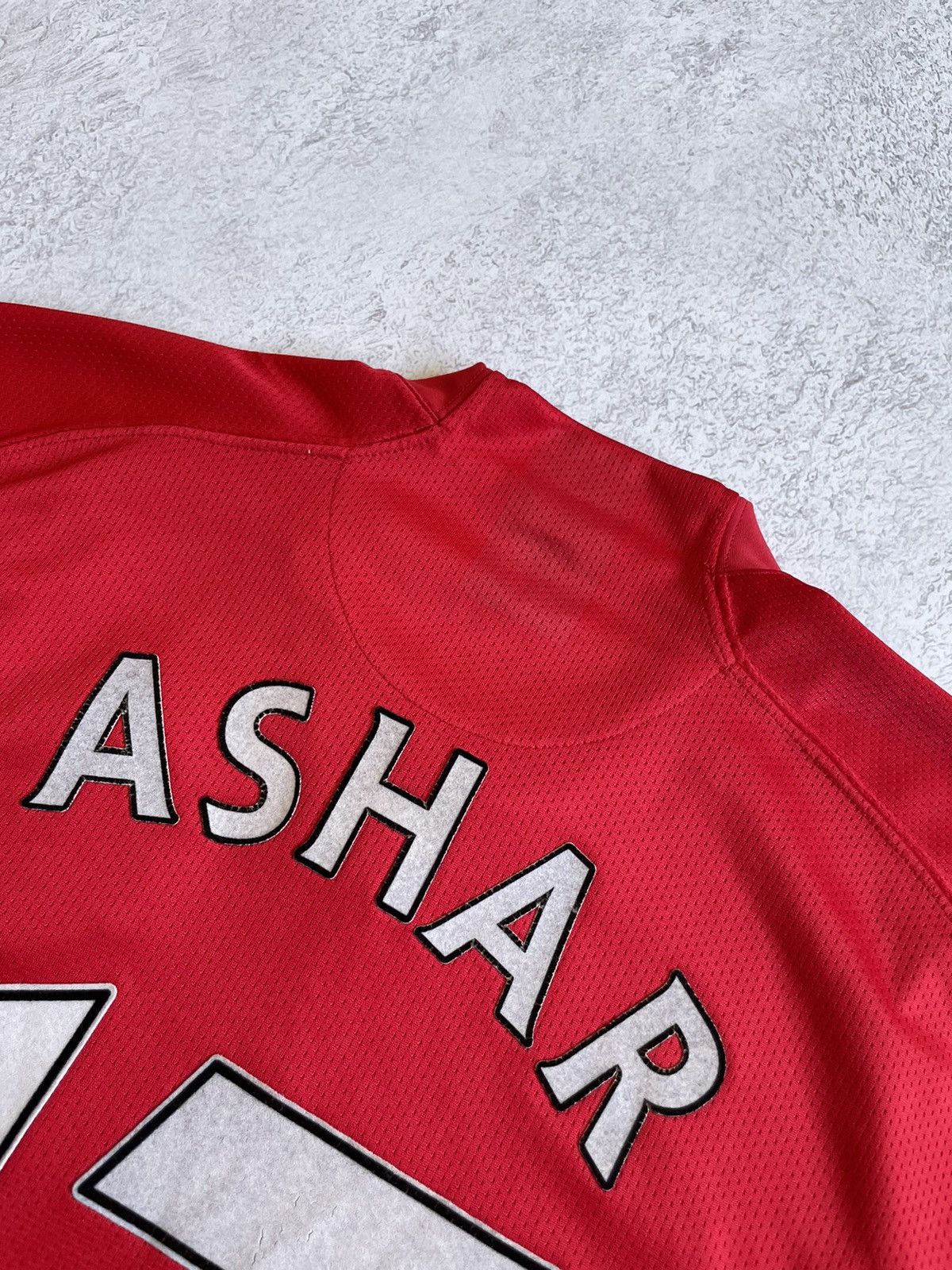 Vintage Nike Manchester United 2007/2009 Home Soccer #17 Ashar Size US M / EU 48-50 / 2 - 10 Thumbnail