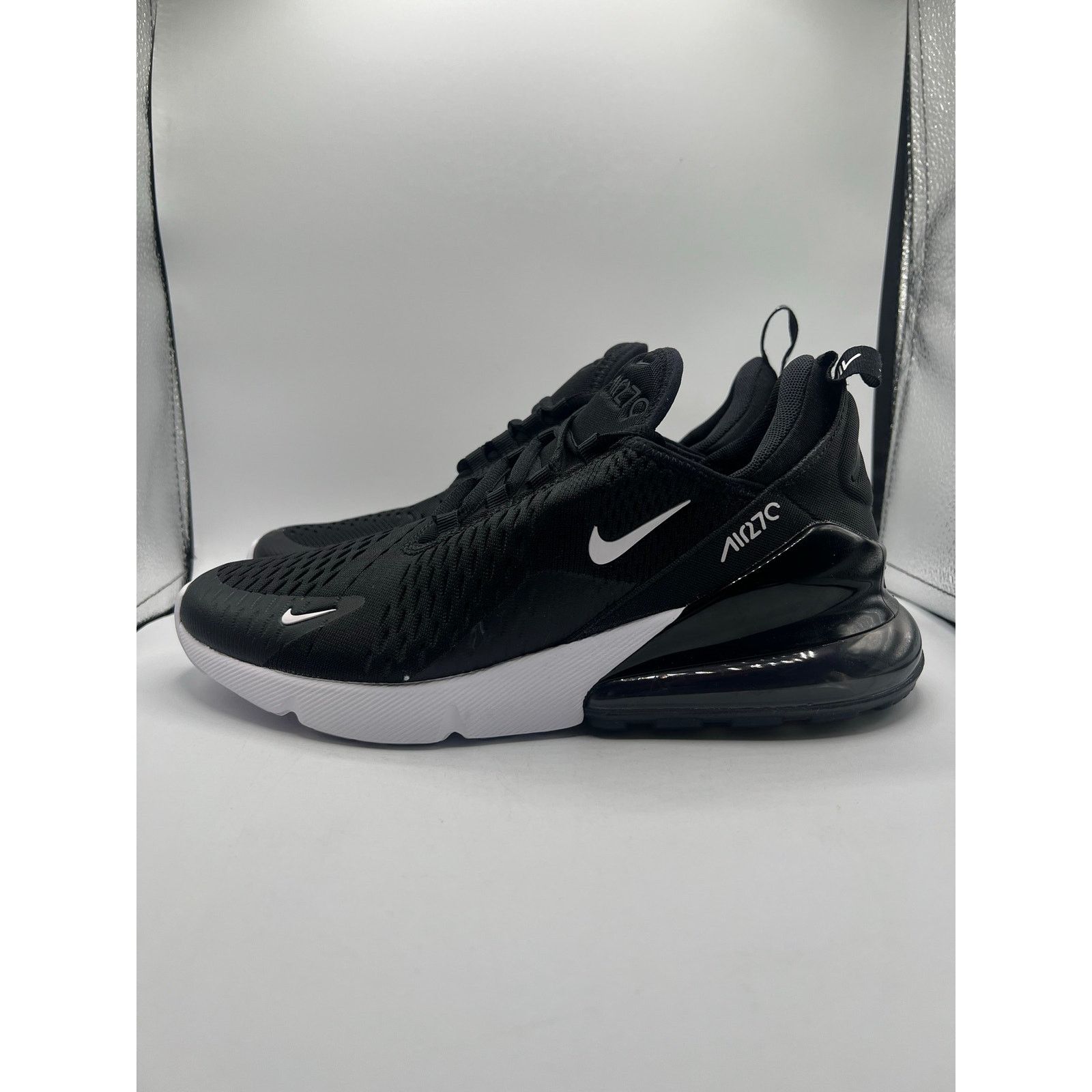 Nike Nike Air Max 270 GS “Black White” size 7Y Size US 7 / EU 40 - 1 Thumbnail
