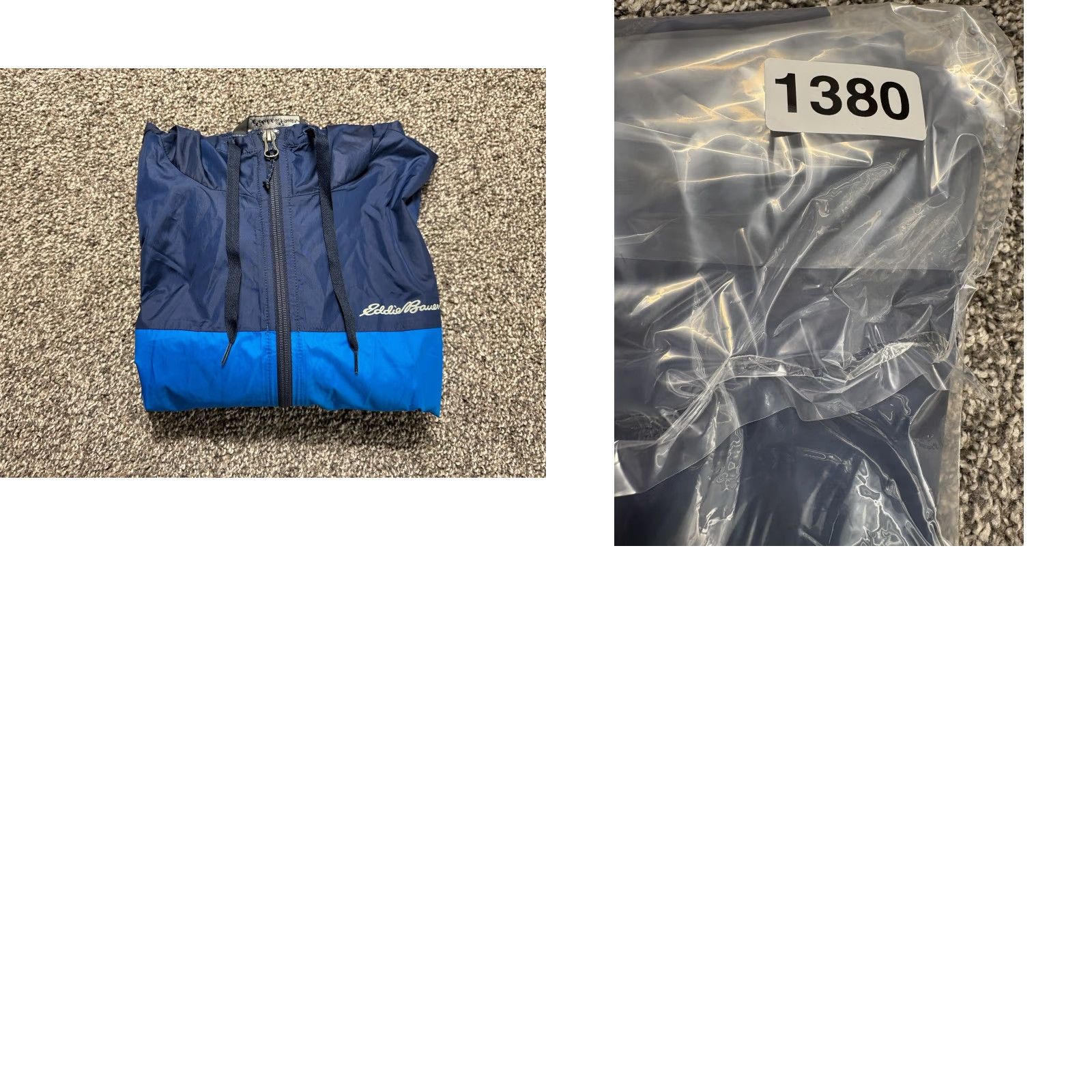 Eddie Bauer Eddie Bauer Windbreaker Jacket Men L Hooded Packable Blue Zip Lightweight Size US L / EU 52-54 / 3 - 9 Thumbnail