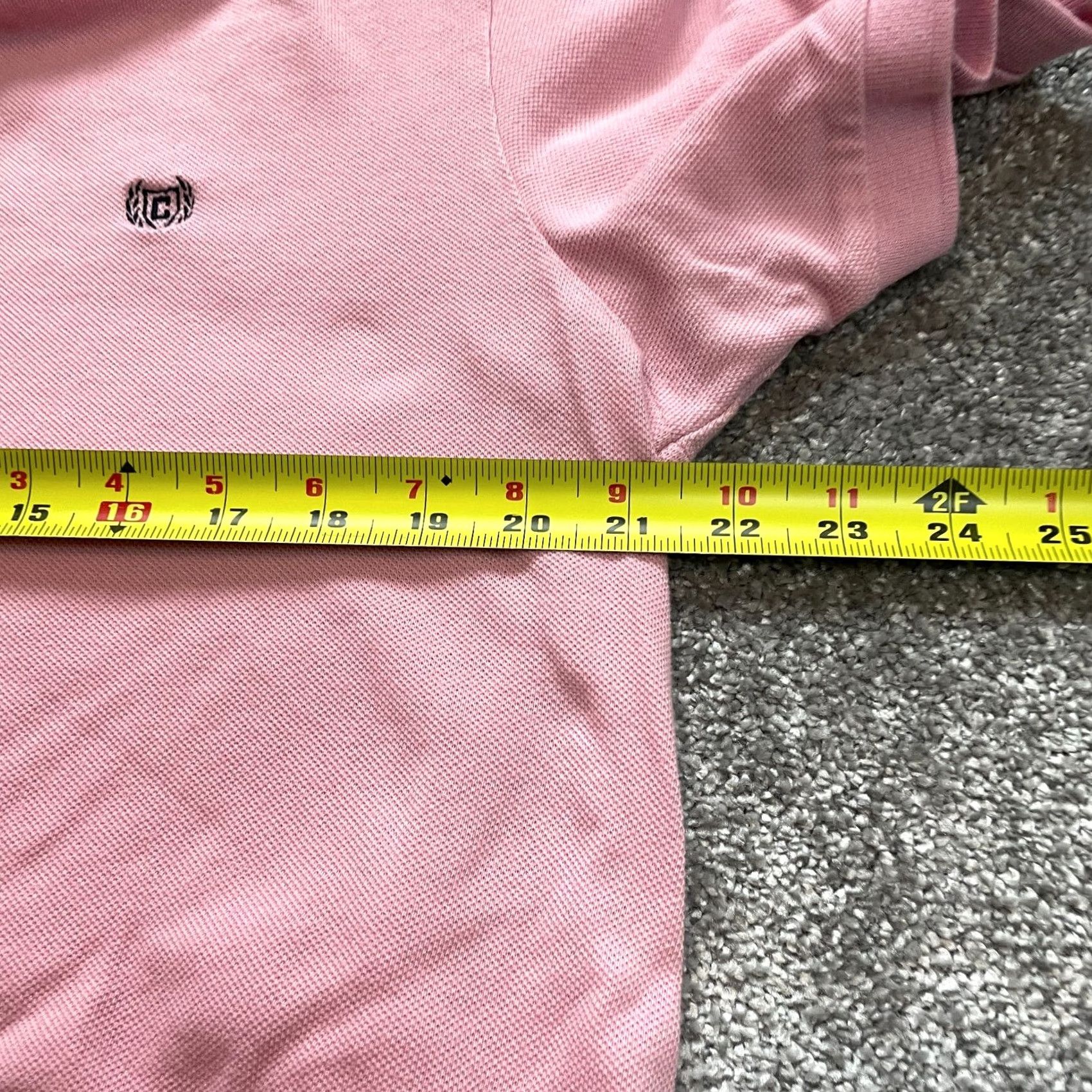 Chaps VINTAGE Chaps Polo Shirt Mens M Pink Logo Preppy Collared Golf Rugby Short Sleeve Knit Cotton 100% Classic Regular Size US M / EU 48-50 / 2 - 7 Thumbnail