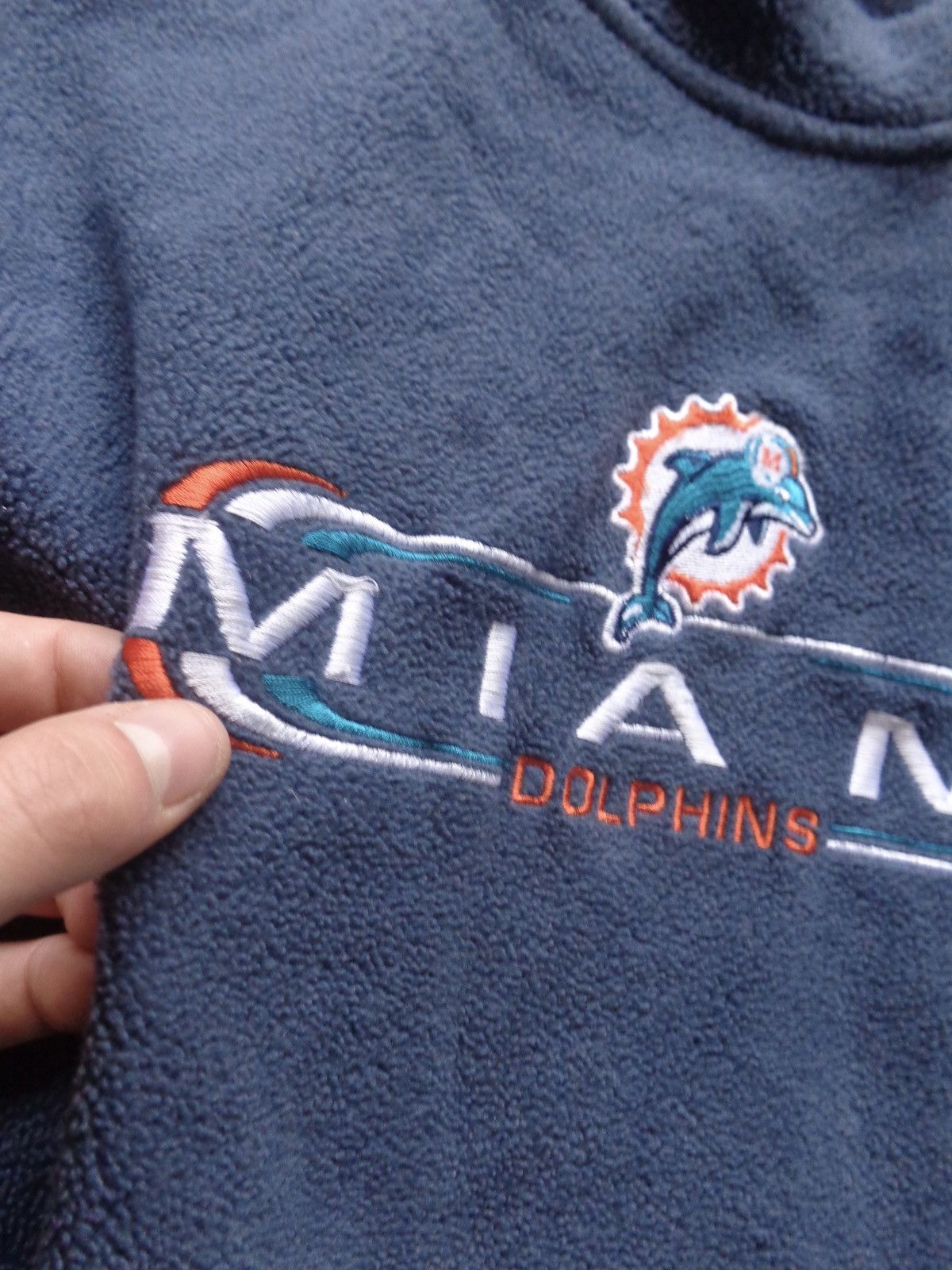 NFL × Nike Miami Dolphins Football athletic fleece sweater Size US L / EU 52-54 / 3 - 4 Thumbnail