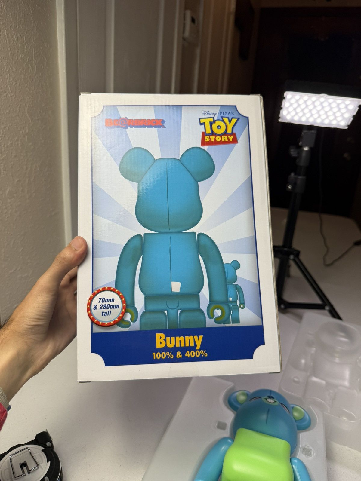 Other MEDICOM TOY BE@RBRICK Bunny 100％ & 400％ TOY STORY Disney Size ONE SIZE - 12 Thumbnail