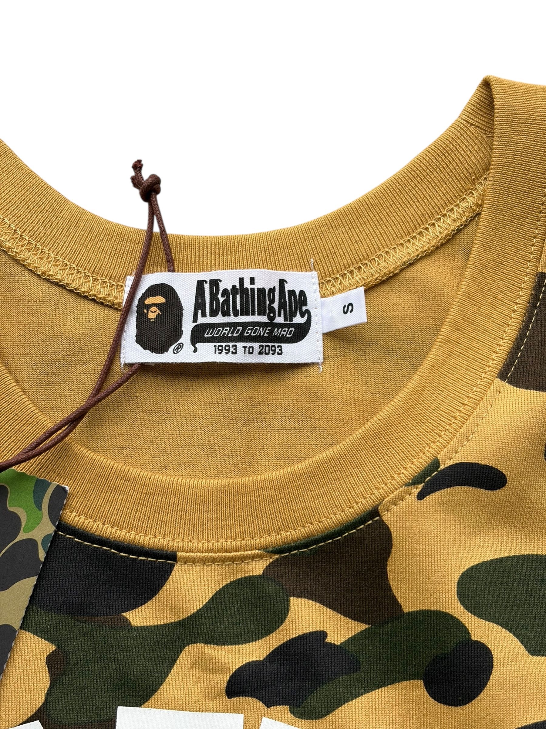 Bape Bape 1st Camo White College Logo Sleeveless Tank Top Size US S / EU 44-46 / 1 - 4 Thumbnail