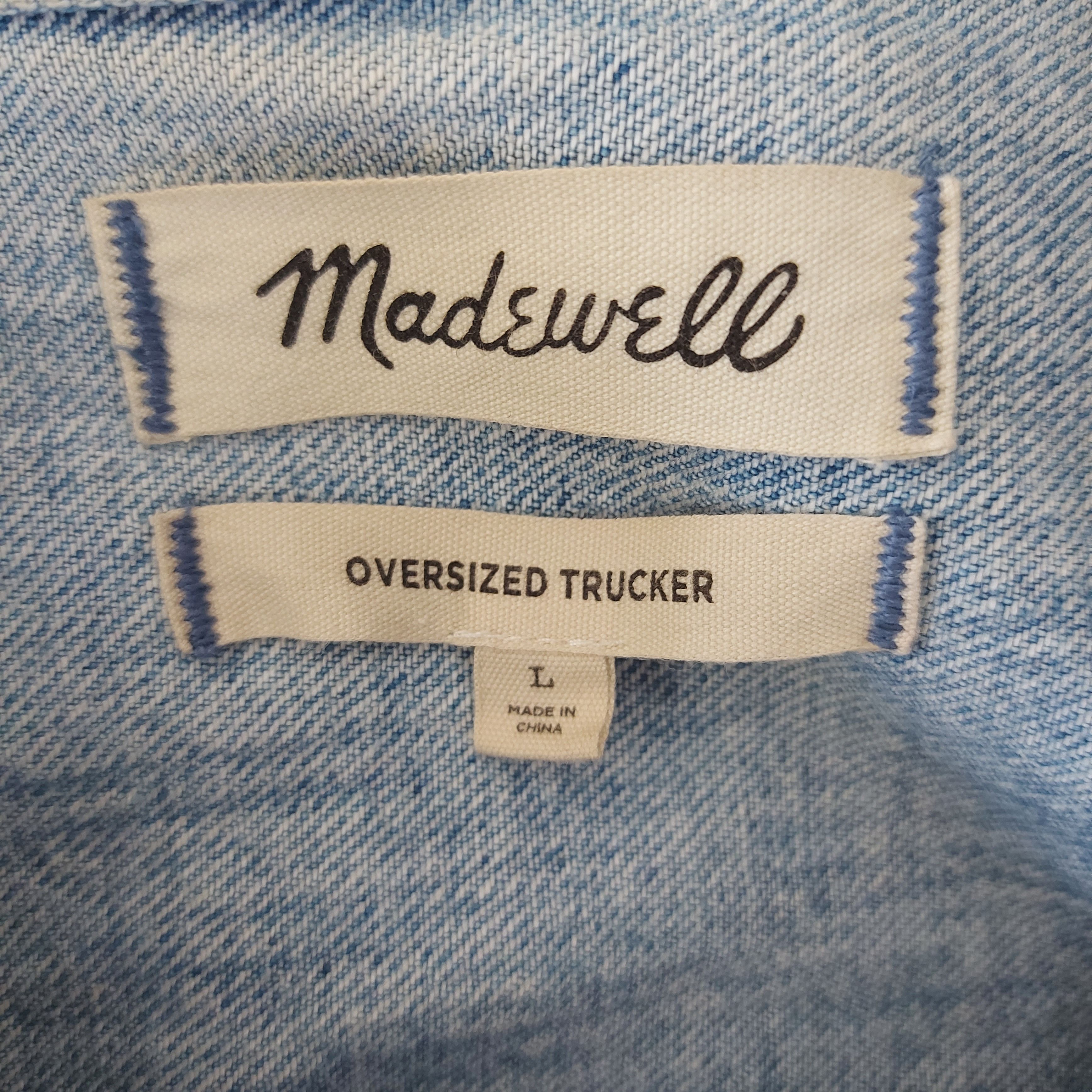 Madewell Madewell oversized trucker denim jacket Size L / US 10 / IT 46 - 2 Thumbnail