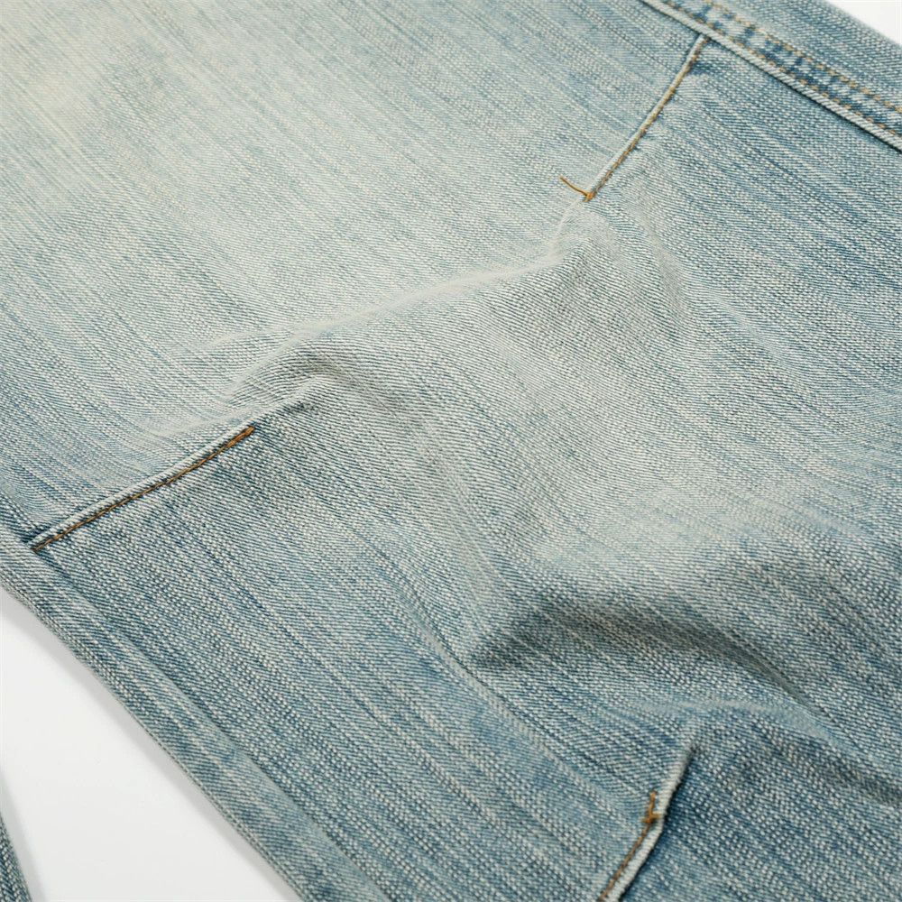Jean Men's high street washed distressed cargo jeans Size US 32 / EU 48 - 6 Thumbnail