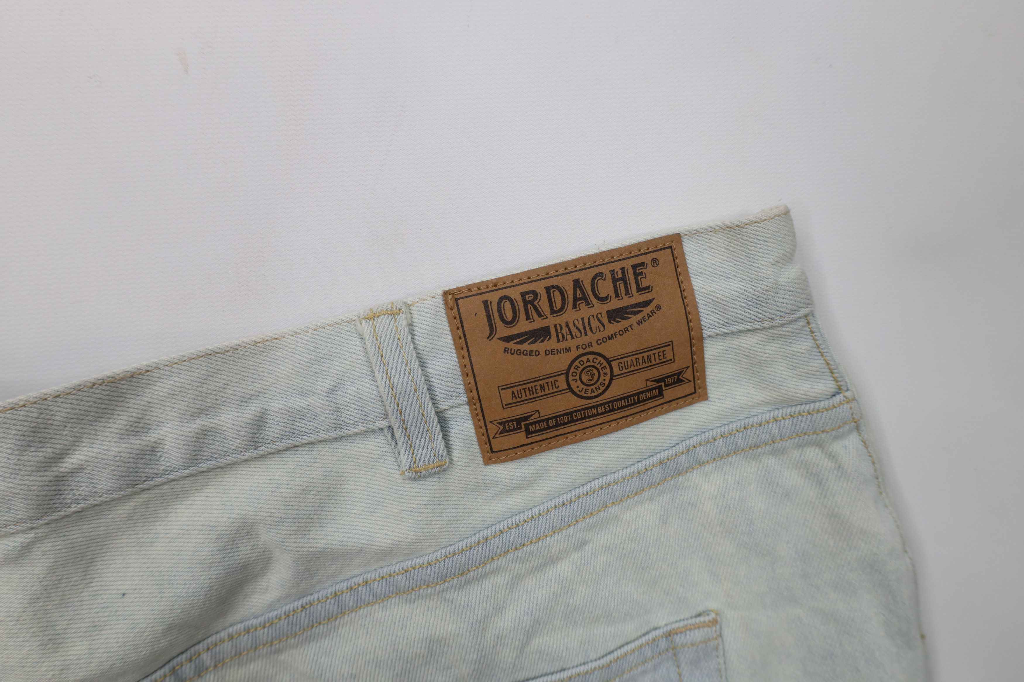 Vintage Deadstock Vintage 90s Streetwear Fit Denim Jean Shorts Blue Size US 42 / EU 58 - 11 Thumbnail