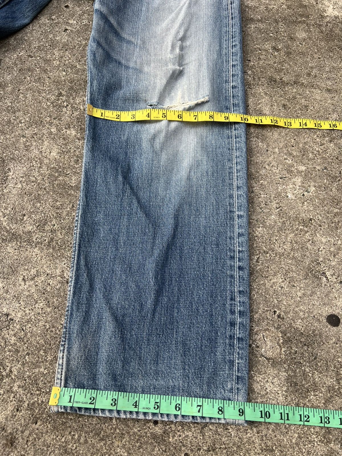 Levi's Vintage Levis 544 Distressed Baggy Jean Size US 32 / EU 48 - 5 Thumbnail