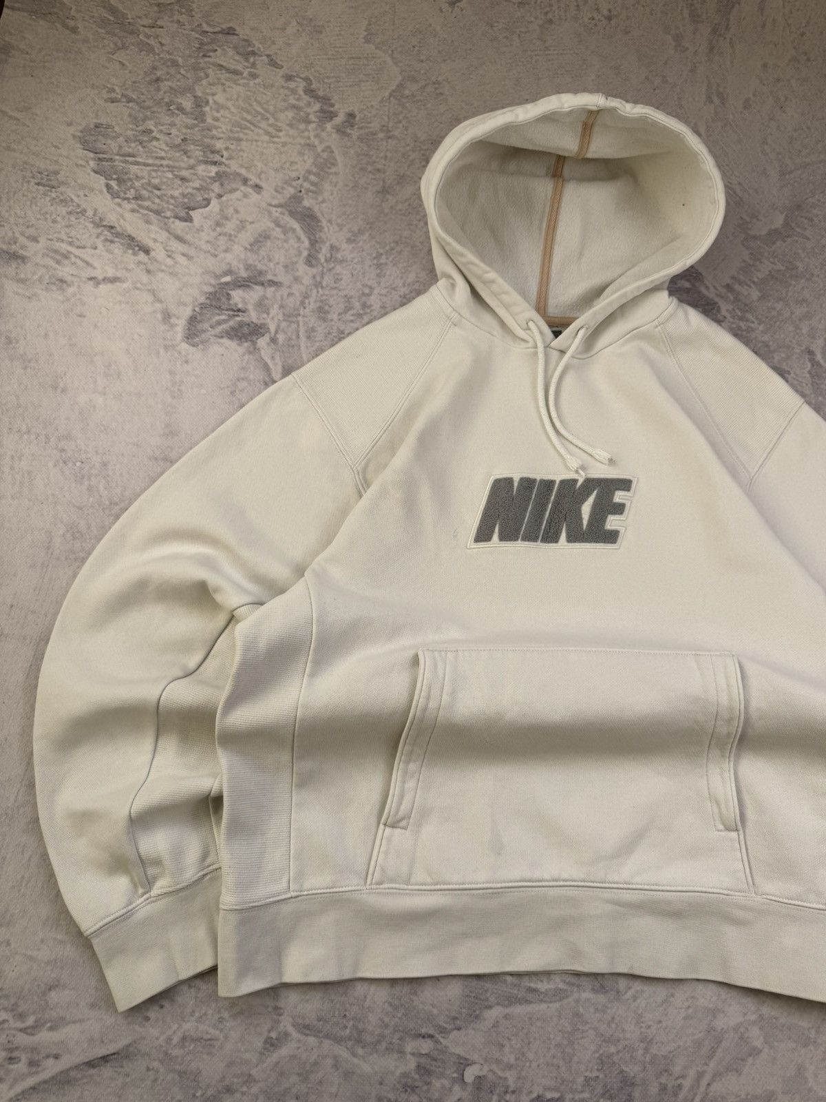Nike × Vintage NIKE VINTAGE CENTER LOGO OVERSIZE BOXY HOODIE Size US M / EU 48-50 / 2 - 2 Thumbnail