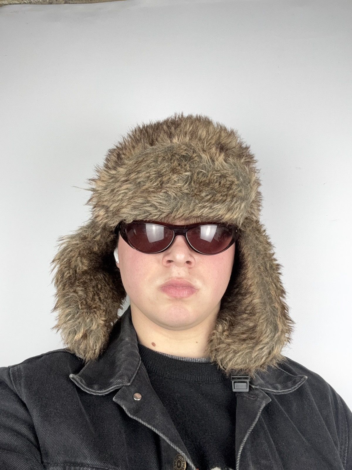 Japanese Brand Y2K Vintage Fuzzy Hat Mohair Opium Ushanka Trapper hat retro Size ONE SIZE - 12 Thumbnail
