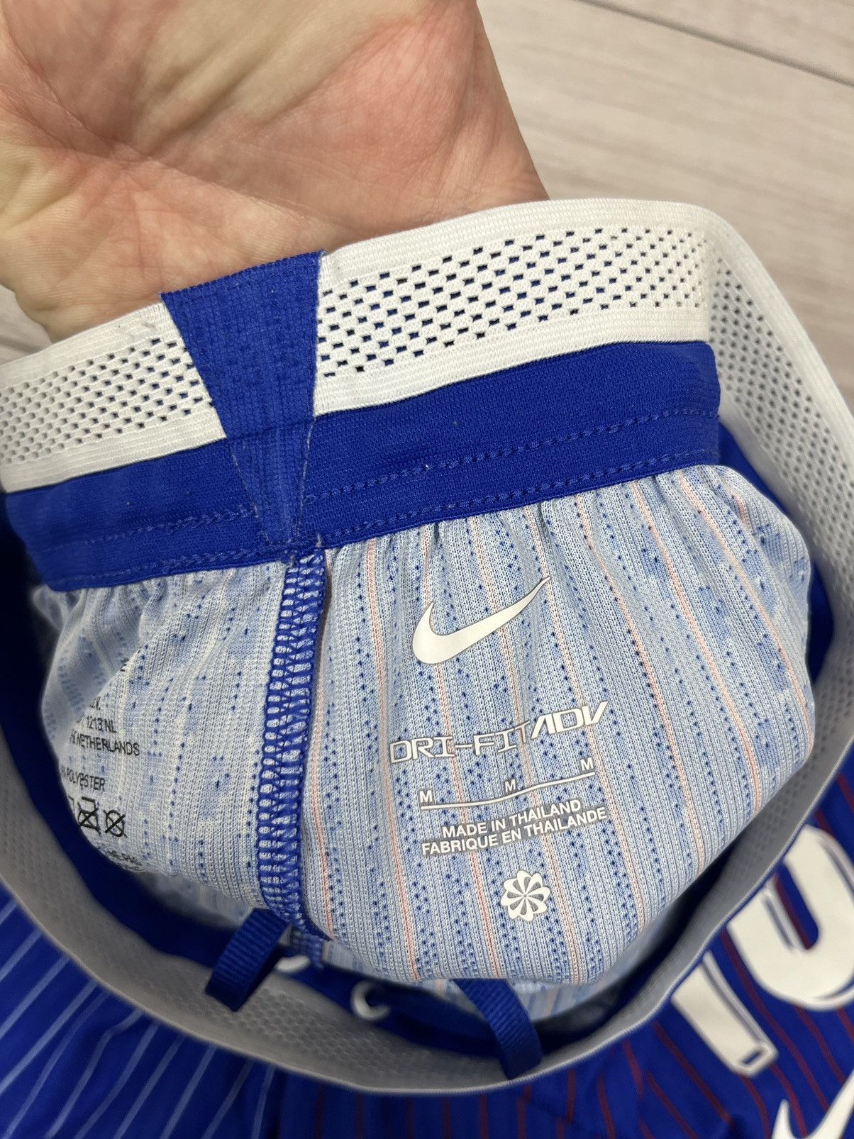 Nike Nike France 2025 #18 Zaire Emery Soccer Player Issue Shorts Size US 32 / EU 48 - 11 Thumbnail
