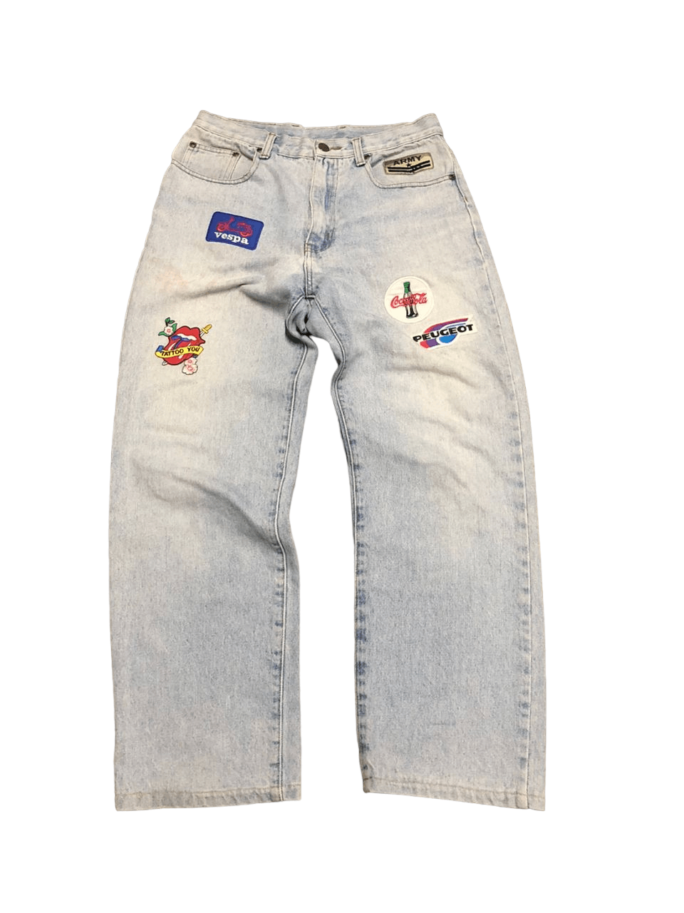 Custom × Msftsrep Jaden Smith Custom Denim Pants | Grailed