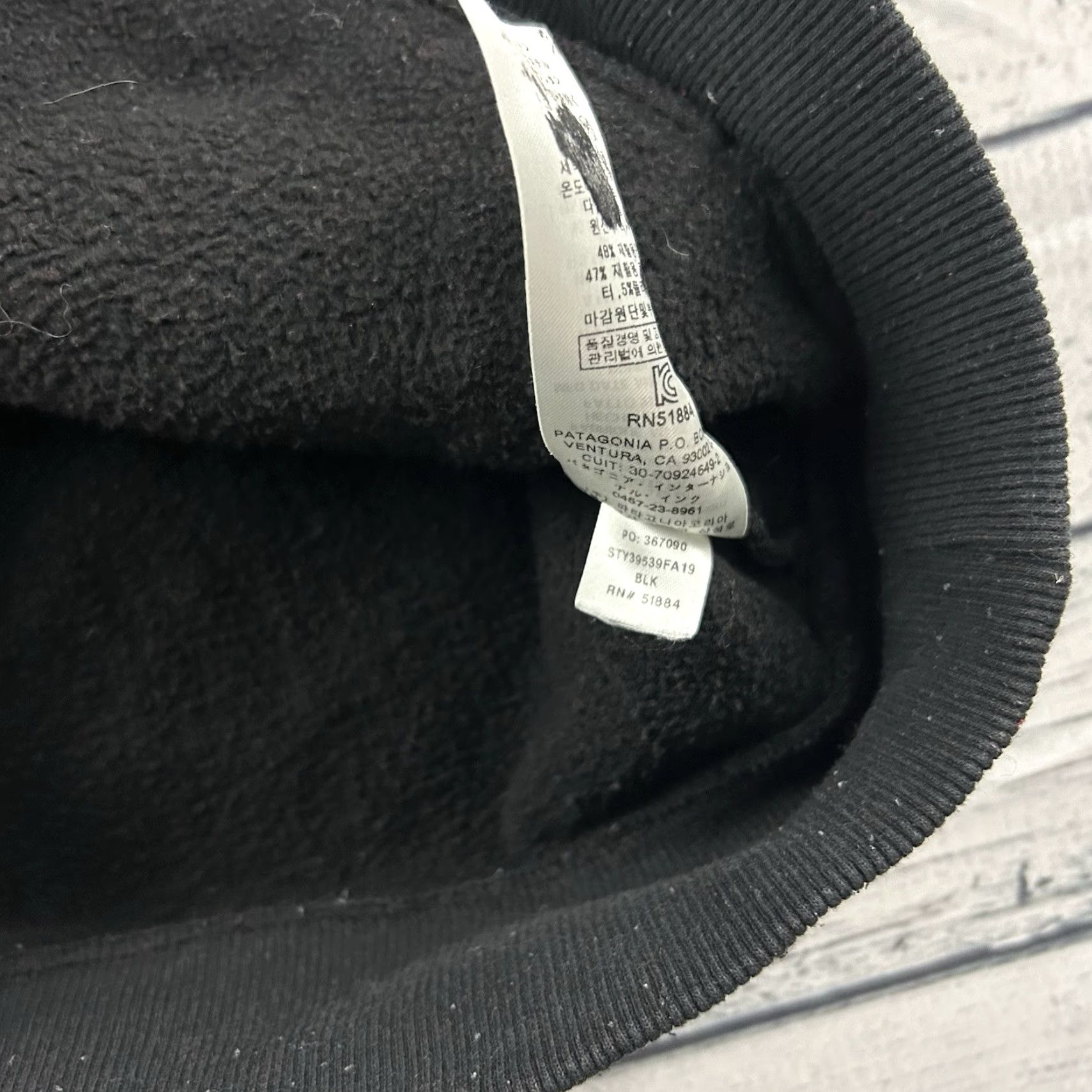 Patagonia Patagonia Fitz Roy Pullover Hoody Sweatshirt Men's M Black Size US M / EU 48-50 / 2 - 7 Thumbnail