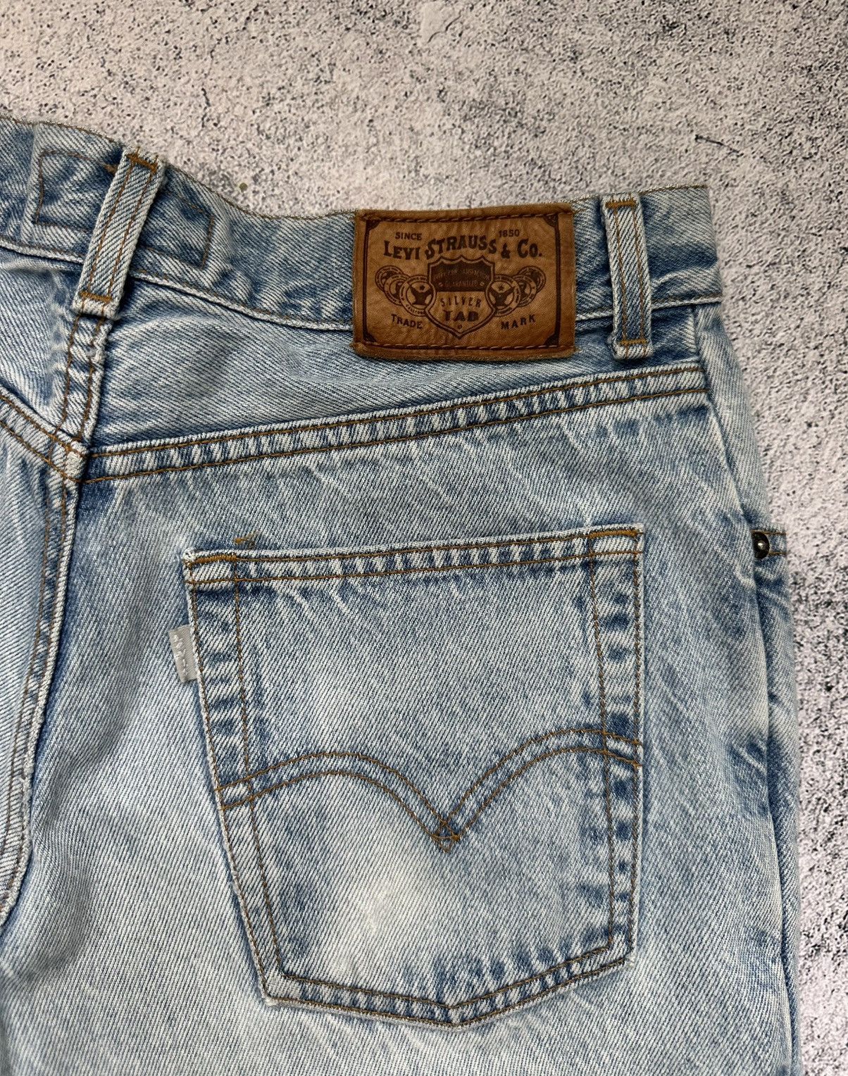 Silver Tab Levis Denim Washes Baggy Pants Made in Italy